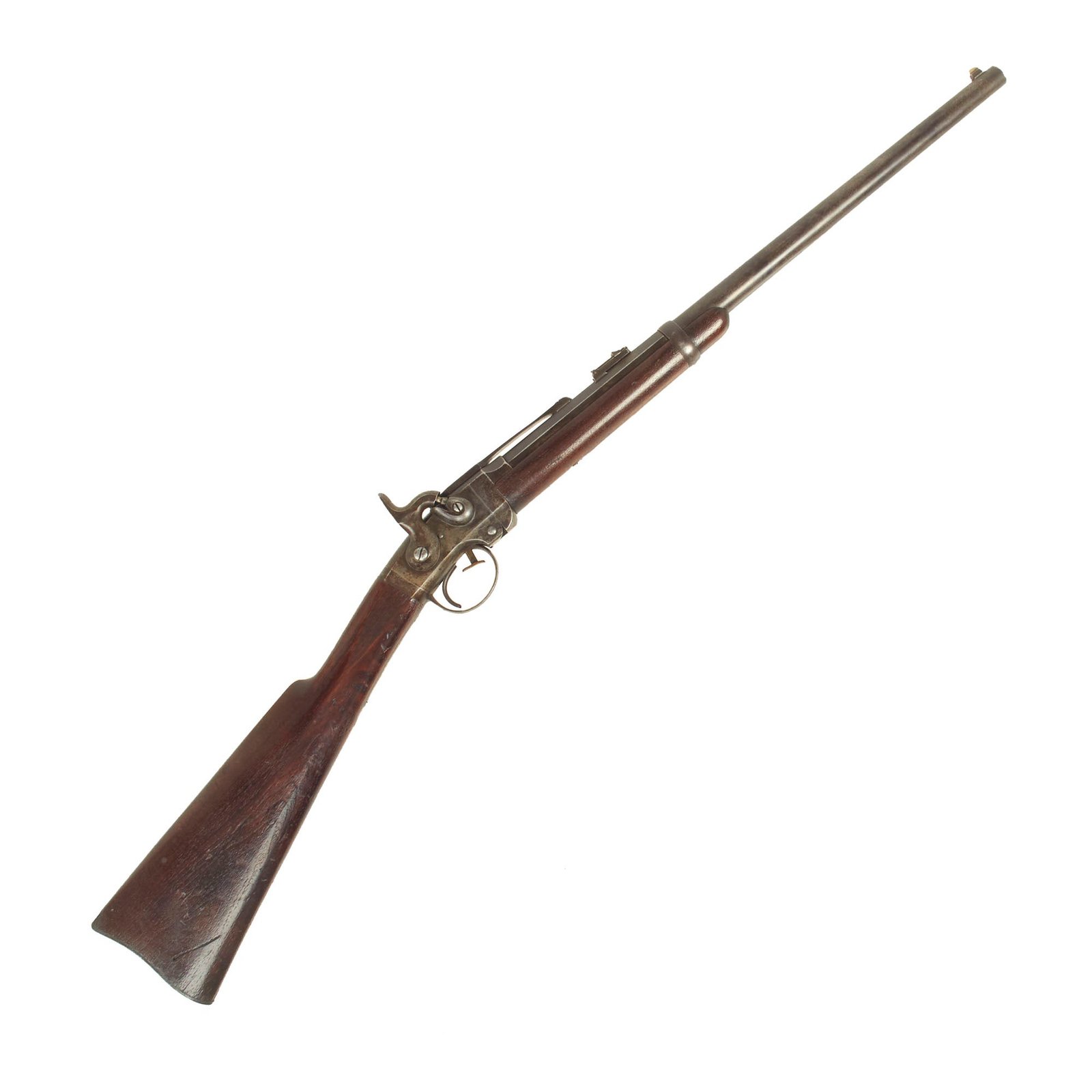 Buy Original U.S. Civil War Smith's 1857 Patent Saddle Ring Carbine by American Machine Works - Serial 1082 | Original Firearms Antique For Sale