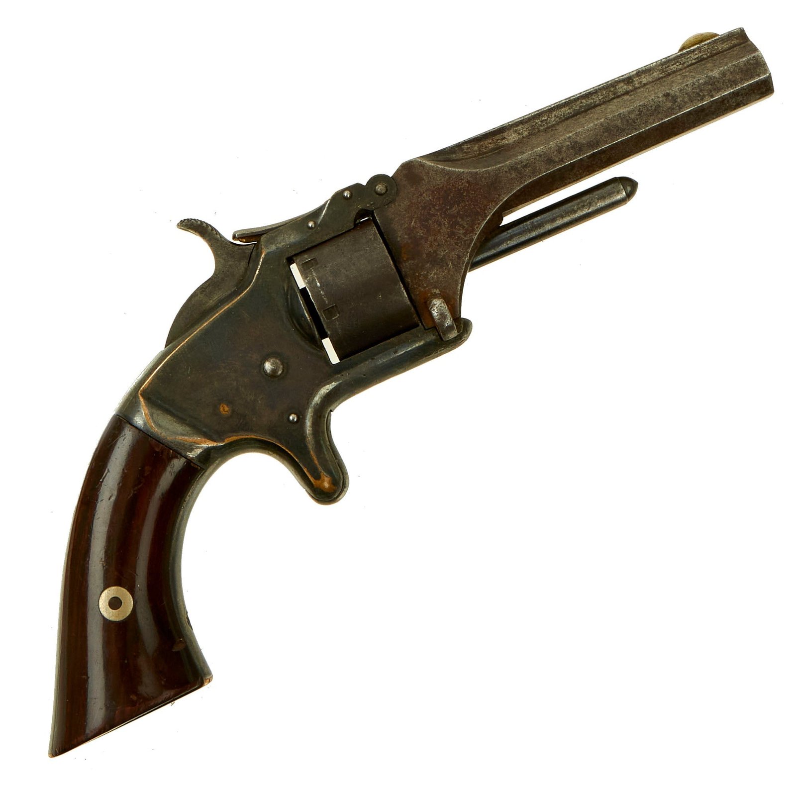 Buy Original Excellent U.S. Antique Smith & Wesson Model 1 2nd Issue Revolver in .22 Short - Matching Serial 107402 | Original Firearms Antique For Sale
