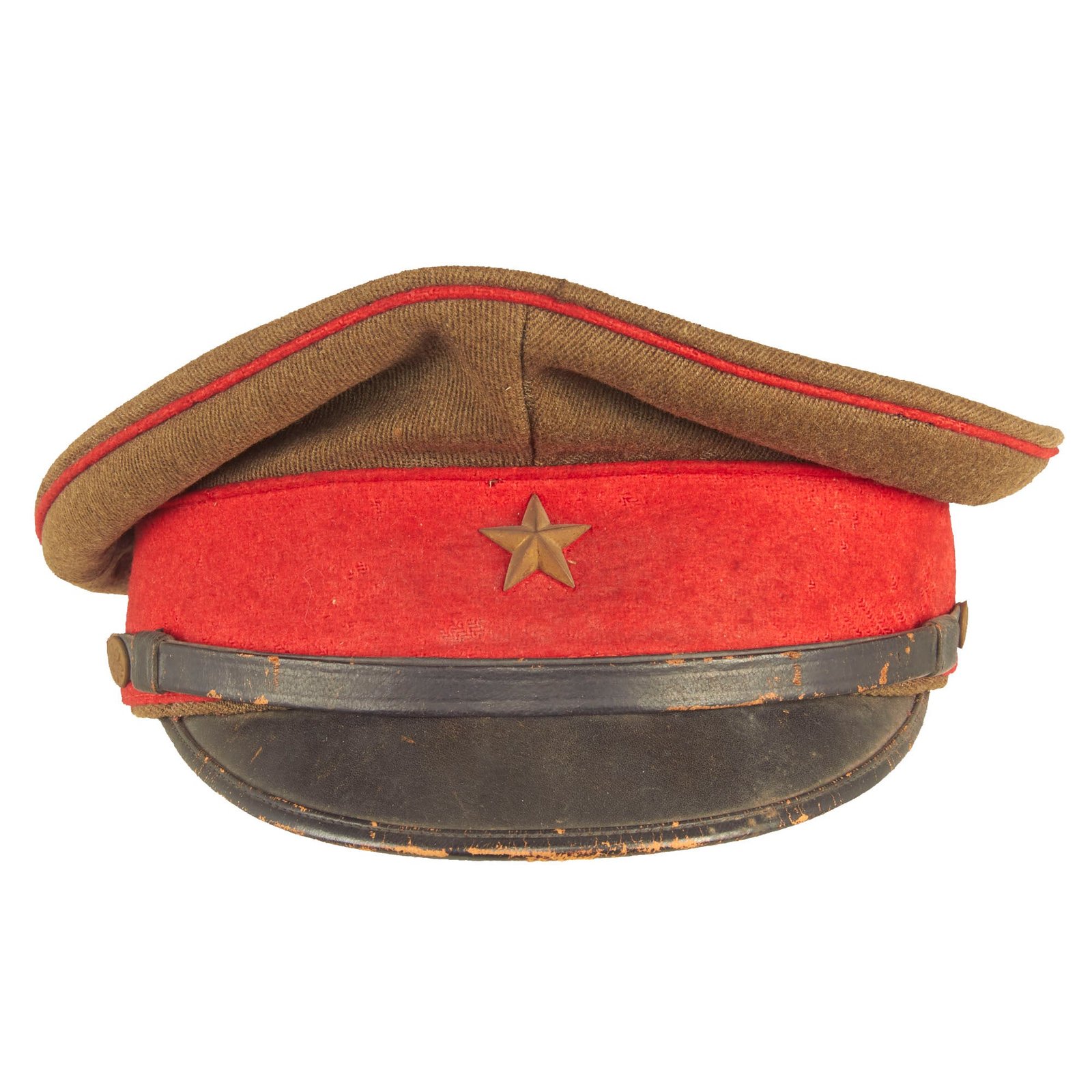 Buy Original WWII Imperial Japanese Army Type 45 Officer Visor Cap | Original Firearms Antique For Sale