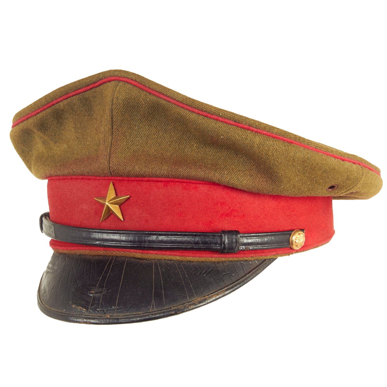 Buy Original WWII Imperial Japanese Army Type 45 Officer Visor Cap | Original Firearms Antique For Sale