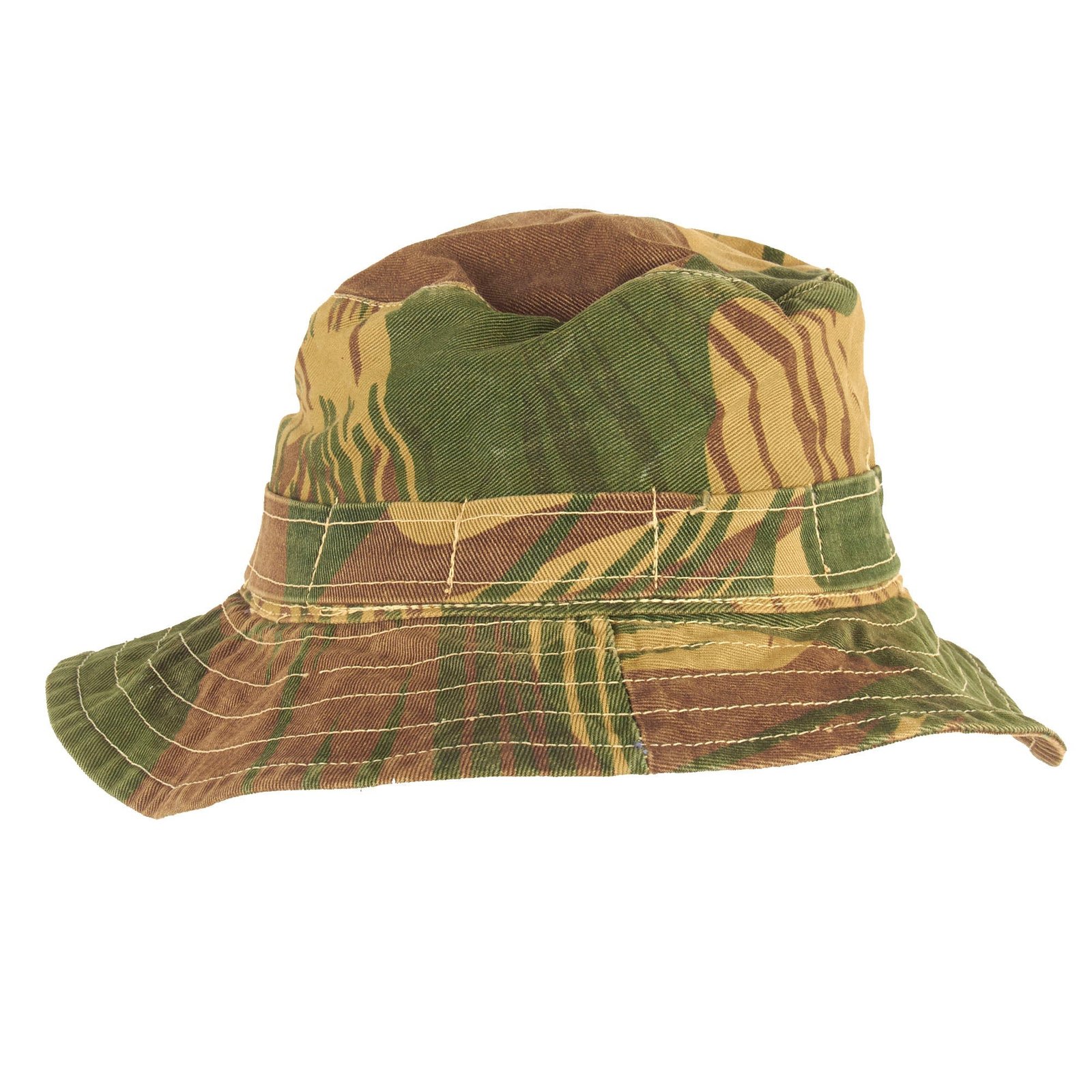 Buy Original Rhodesian Bush War Era Rhodesian Brushstroke Camouflage Pattern Boonie Hat | Original Firearms Antique For Sale