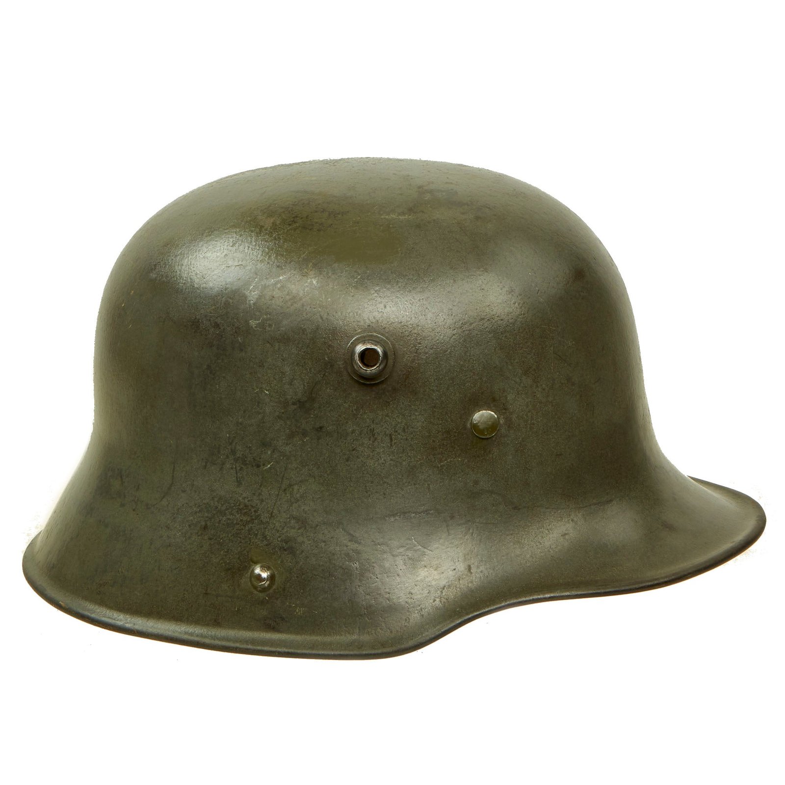 Buy Original Imperial German WWI M16 Stahlhelm Helmet with Liner & Repaired Chinstrap - marked "Bell" L64 | Original Firearms Antique For Sale