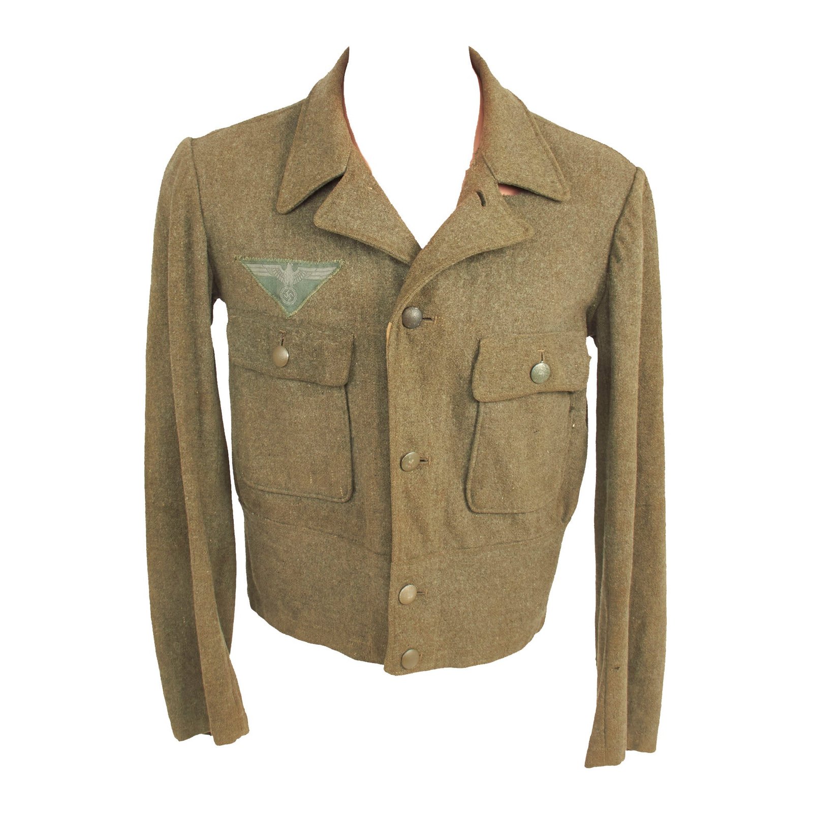Buy Original Rare German WWII Heer Army M44 Field Grey Wool Uniform Tunic - Service Worn | Original Firearms Antique For Sale