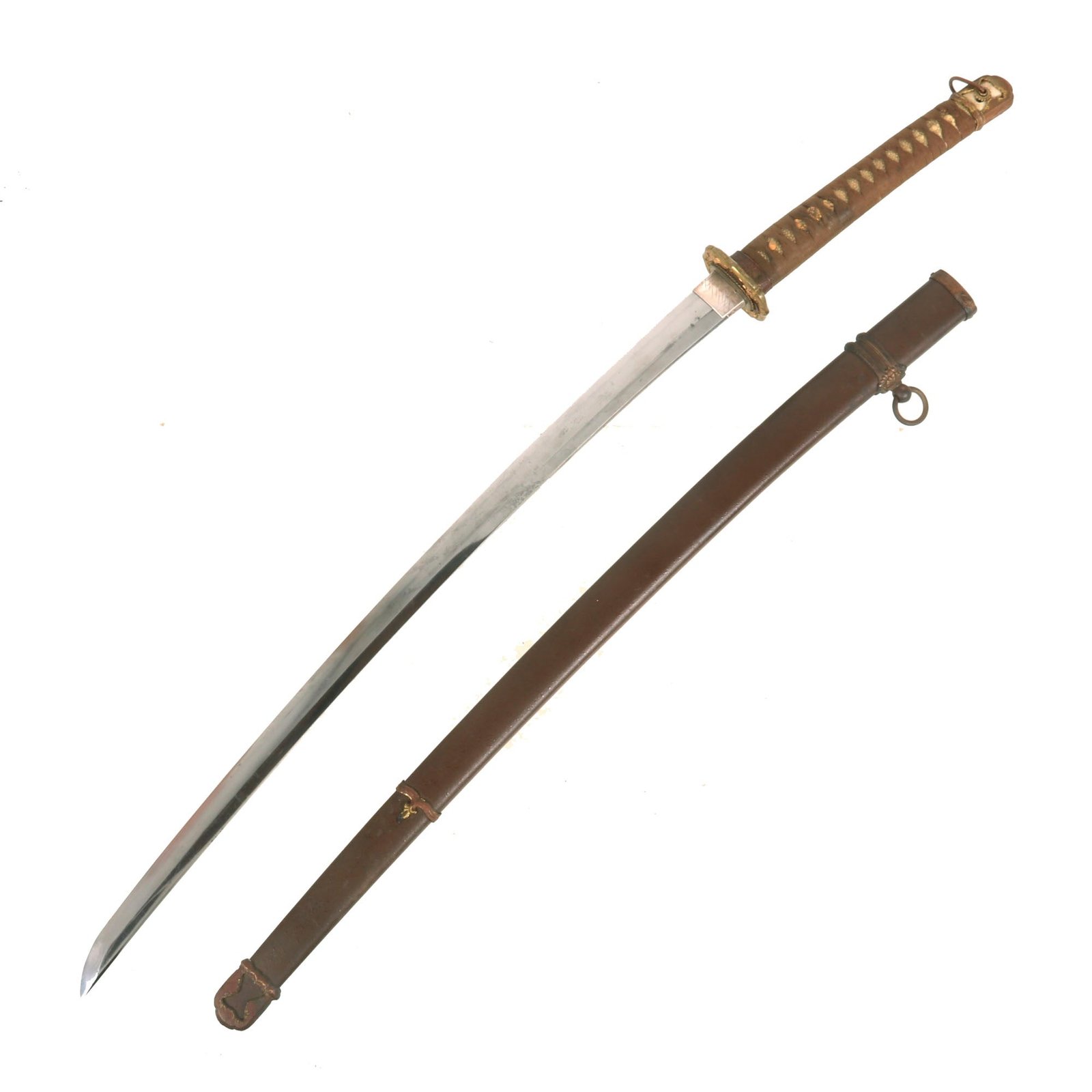 Buy Original WWII Japanese Type 98 Shin-Gunto Katana Sword with Edo Period Blade by SHIGEKUNI & Steel Scabbard | Original Firearms Antique For Sale