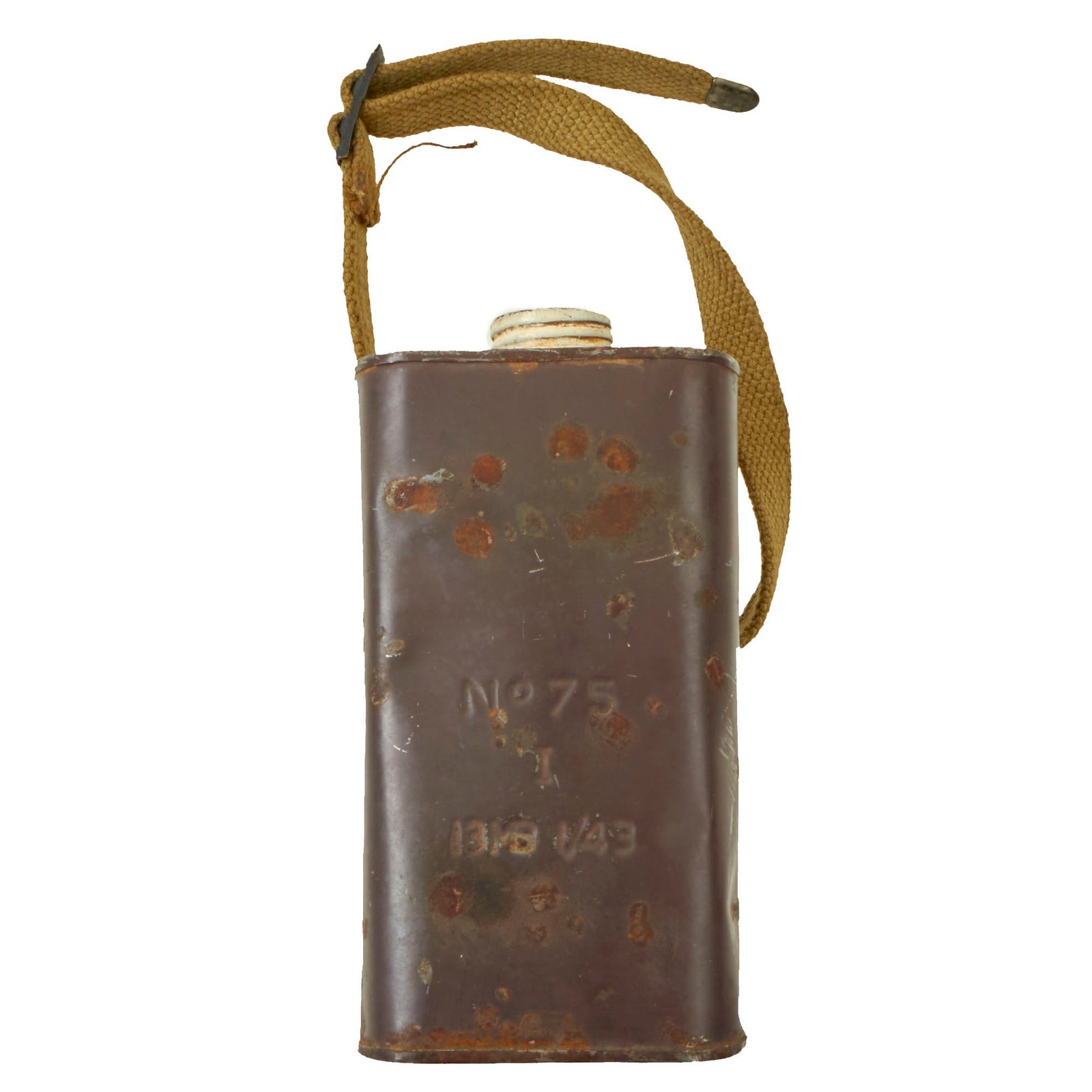 Buy Original British WWII Inert No. 75 Anti-Tank “Hawkins” Grenade, As Used By U.S. Airborne Forces - Dated 1943 | Original Firearms Antique For Sale