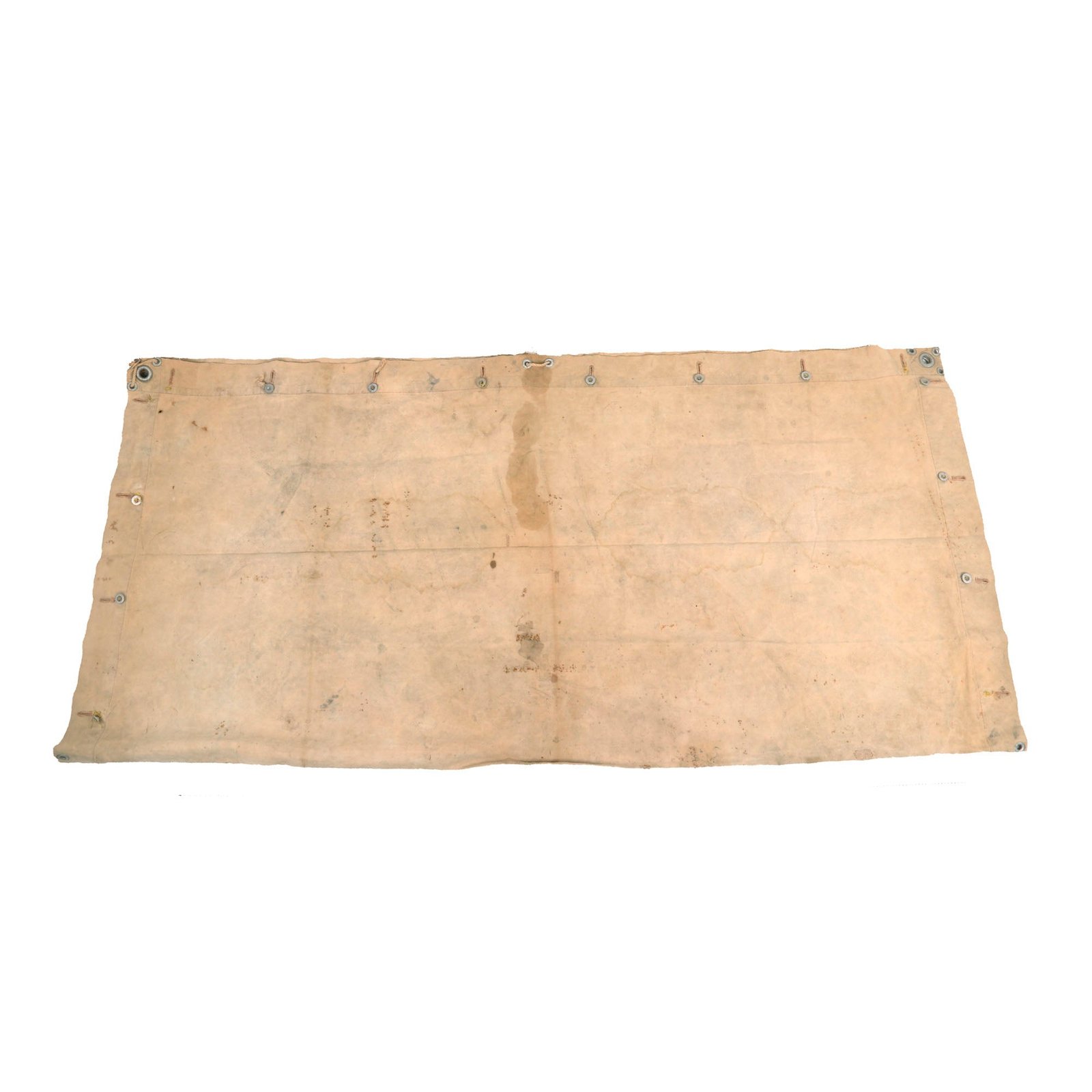 Buy Original Imperial German WWI Rare Model 1893 Shelter Half Zeltbahn - All Grommets Retained | Original Firearms Antique For Sale