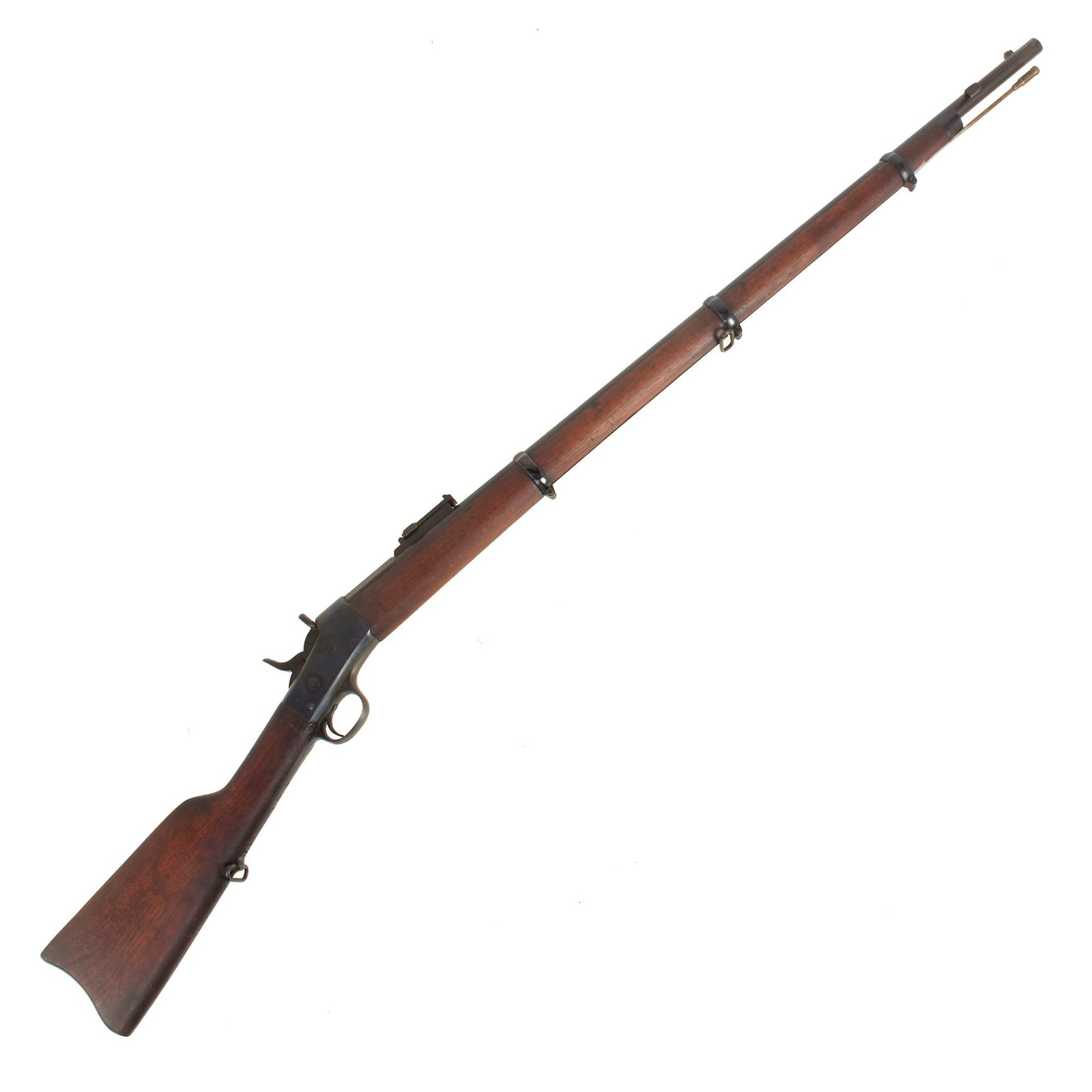 Buy Original Argentine Remington Rolling Block Model 1879 E.N. Infantry Rifle in .43 Spanish Caliber | Original Firearms Antique For Sale