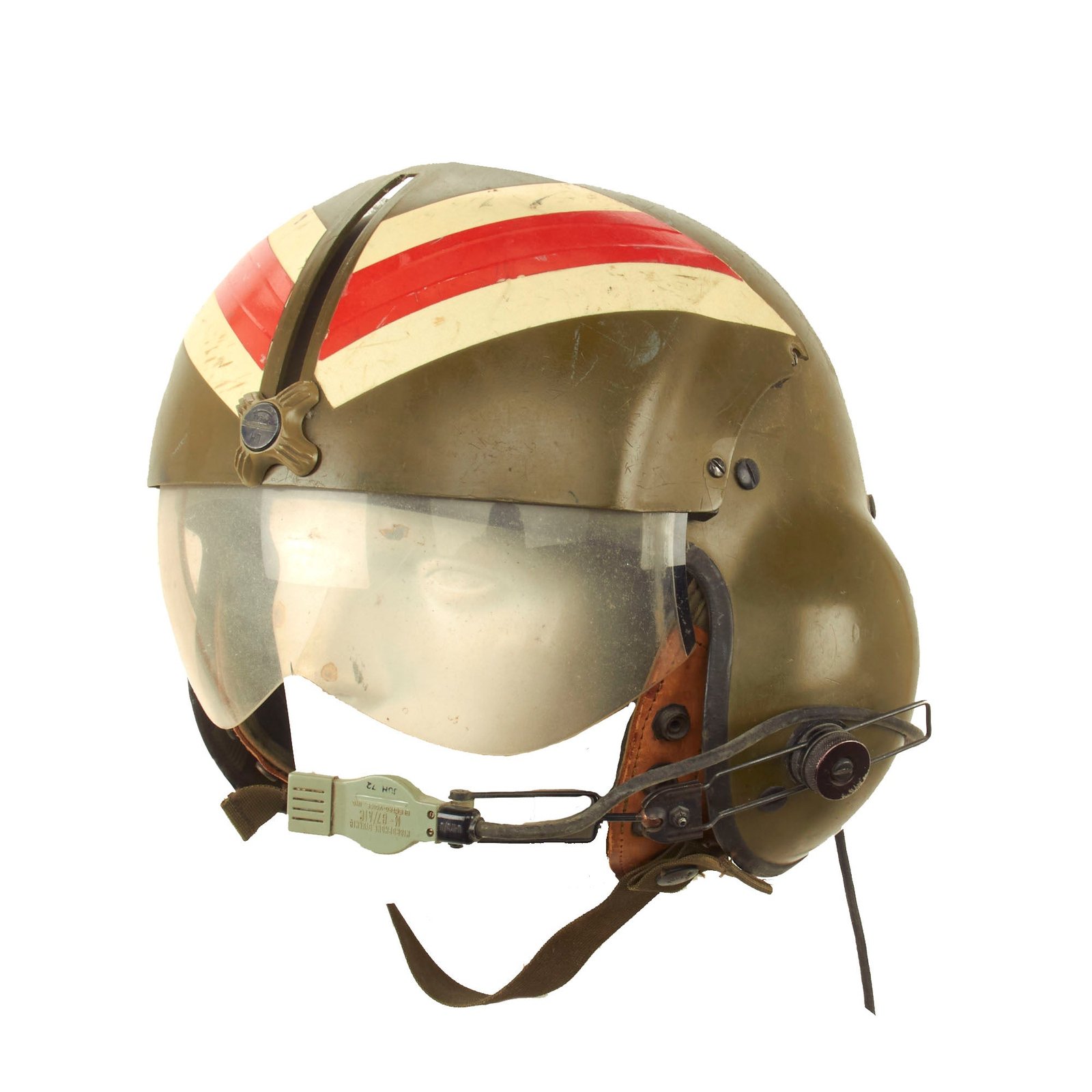 Buy Original U.S. Vietnam War Helicopter Pilot Gentex SPH-4 Helmet Dated 1971 - Size X-Large | Original Firearms Antique For Sale