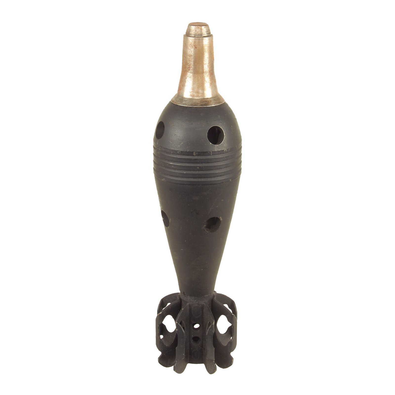 Buy Original French WWII Inert 60mm Mortar With Internal Fragmentation Grooves Converted To Training Round - For Brandt Mle 1935 Mortar System | Original Firearms Antique For Sale