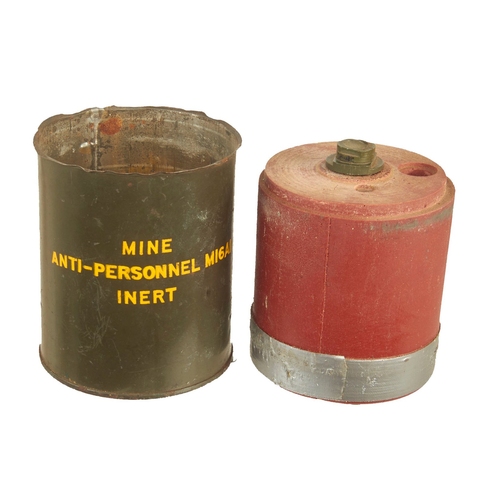 Buy Original U.S. Vietnam War Era Inert M16A1 Bounding Anti-Personnel Mine | Original Firearms Antique For Sale