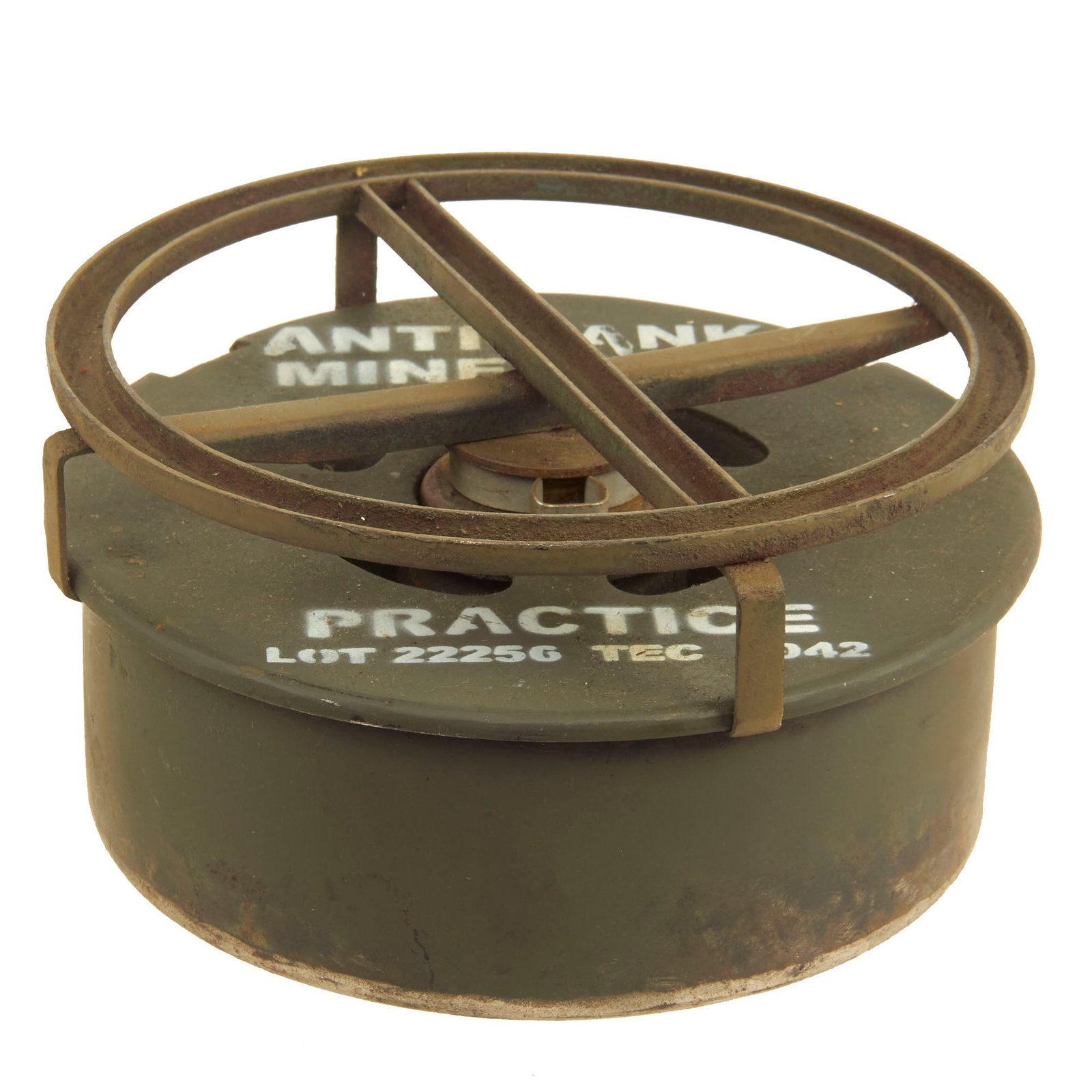 Buy Original U.S. WWII M1B1 Anti-Tank Inert Training Mine - Dated 1942 | Original Firearms Antique For Sale