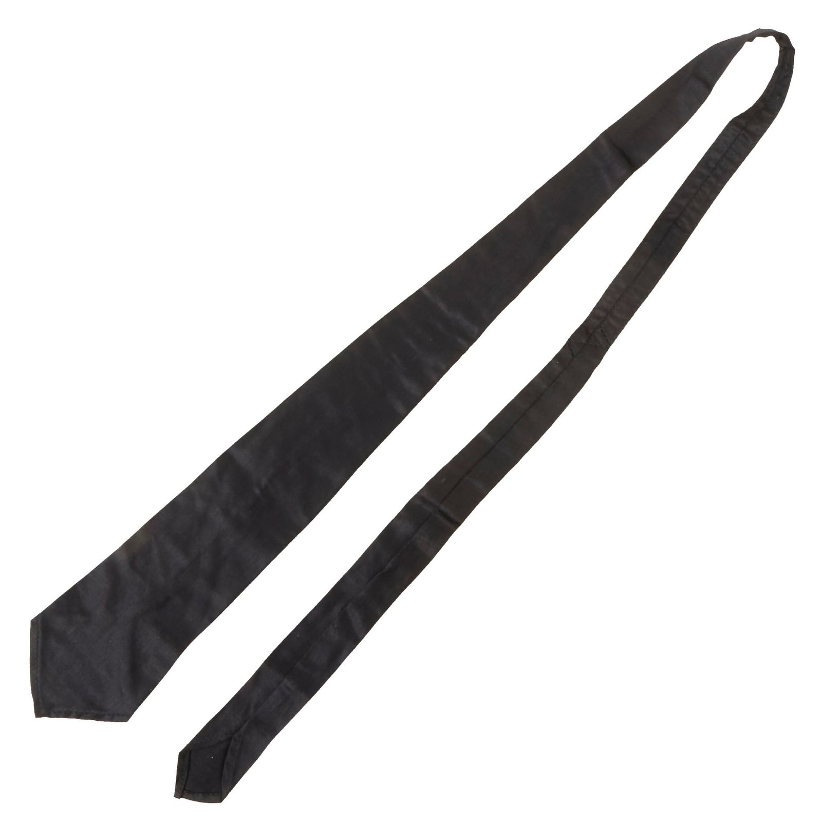 Buy Original German WWII Allgemeine-SS Issue Black Neck Tie with RZM Tag - Schutzstaffel | Original Firearms Antique For Sale