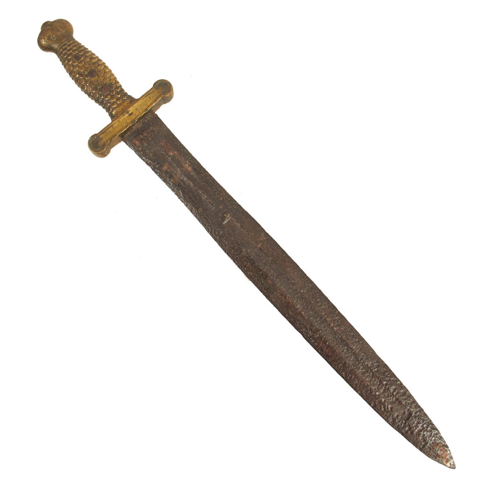 Buy Original U.S. Civil War Ames Model 1832 Artillery Short Sword Battlefield Relic Marked With New Jersey Zouave Regiment | Original Firearms Antique For Sale