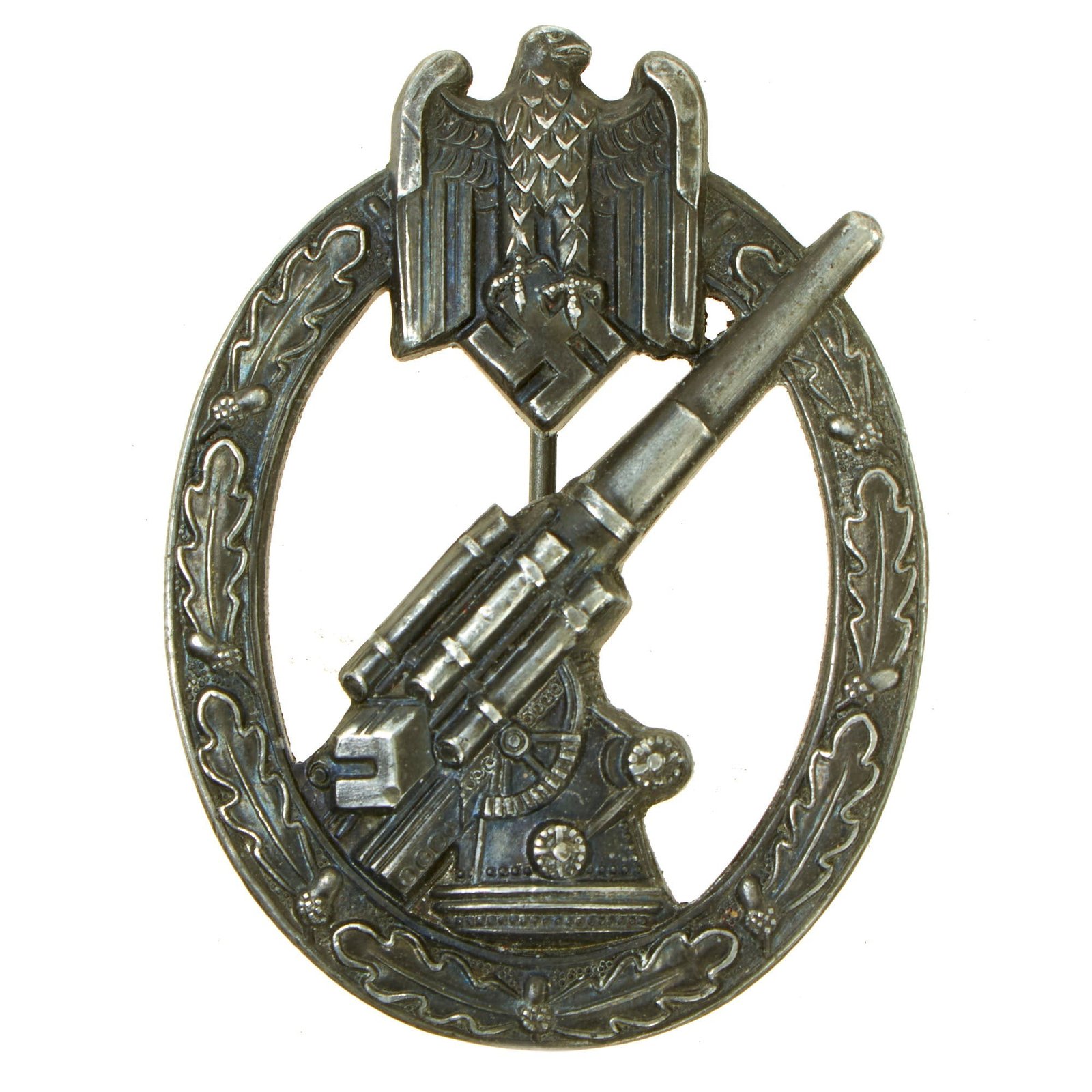 Buy Original Rare German WWII Heer Army Flak Anti-Aircraft Artillery Badge by C.E. Juncker of Berlin | Original Firearms Antique For Sale