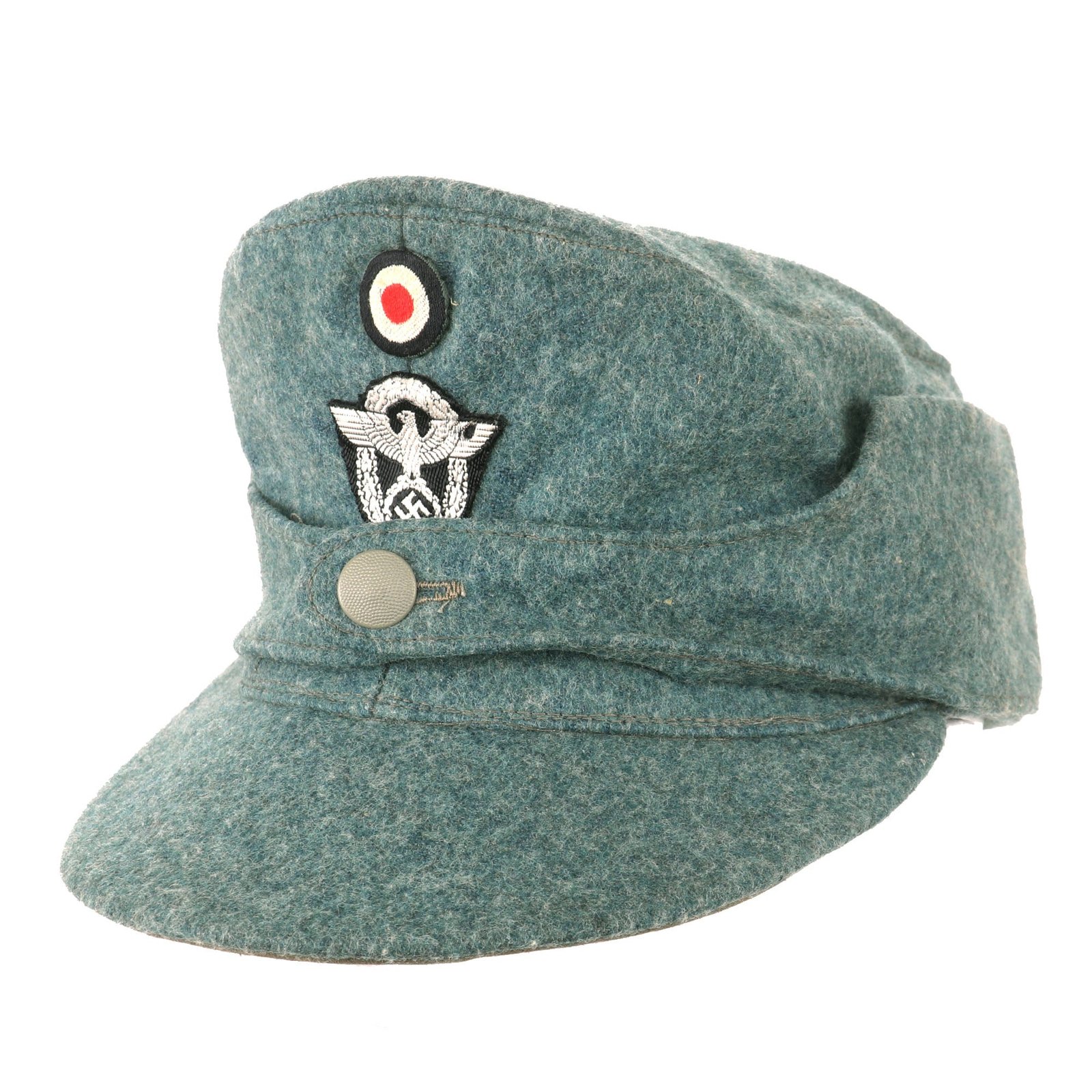 Buy Original Excellent German WWII Rare Civic Protection Police NCO M43 Bergmütze Mountain Cap | Original Firearms Antique For Sale