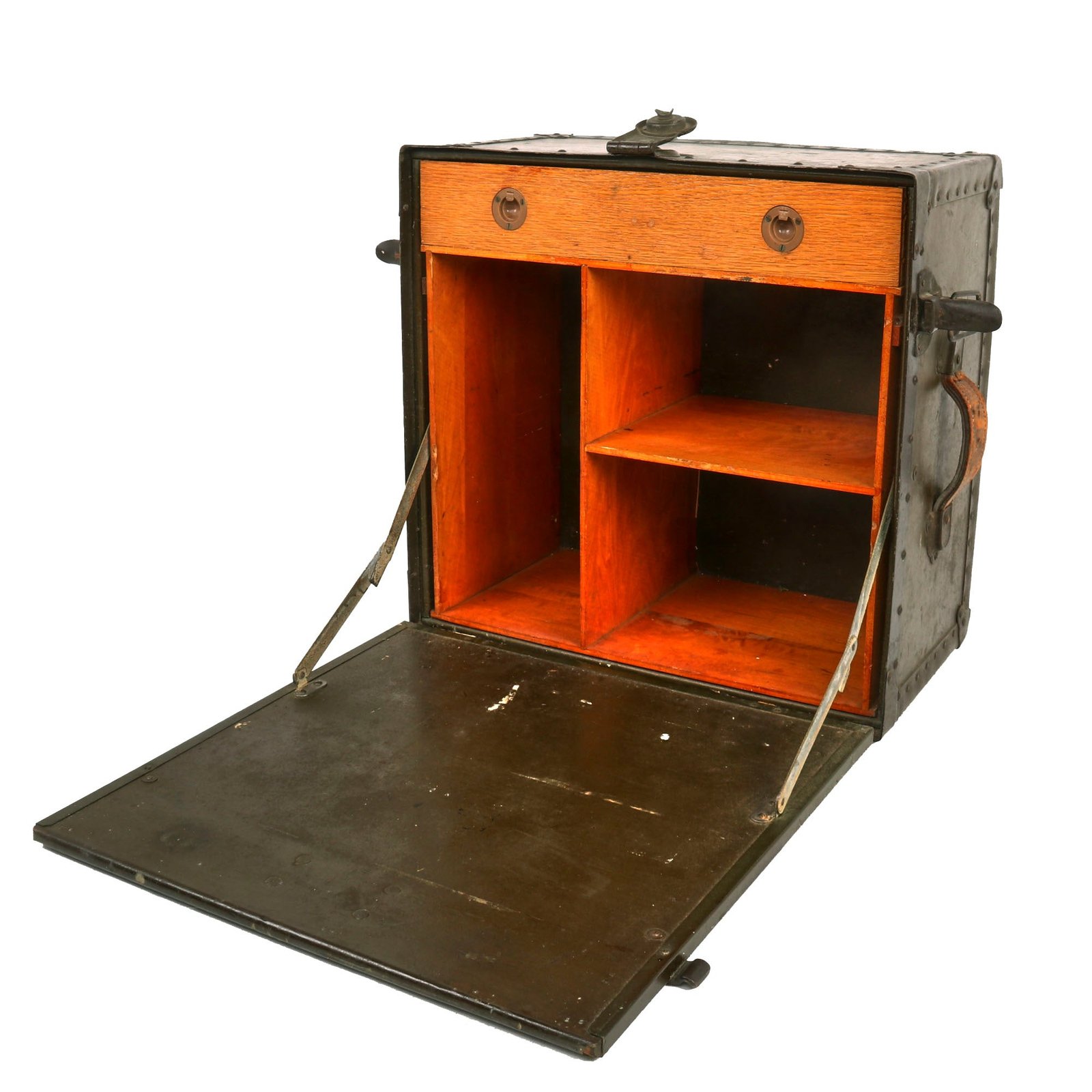 Buy Original U.S. WWII 1942 Dated Army Officer Folding Field Desk by American Hardware Co. Inc. | Original Firearms Antique For Sale