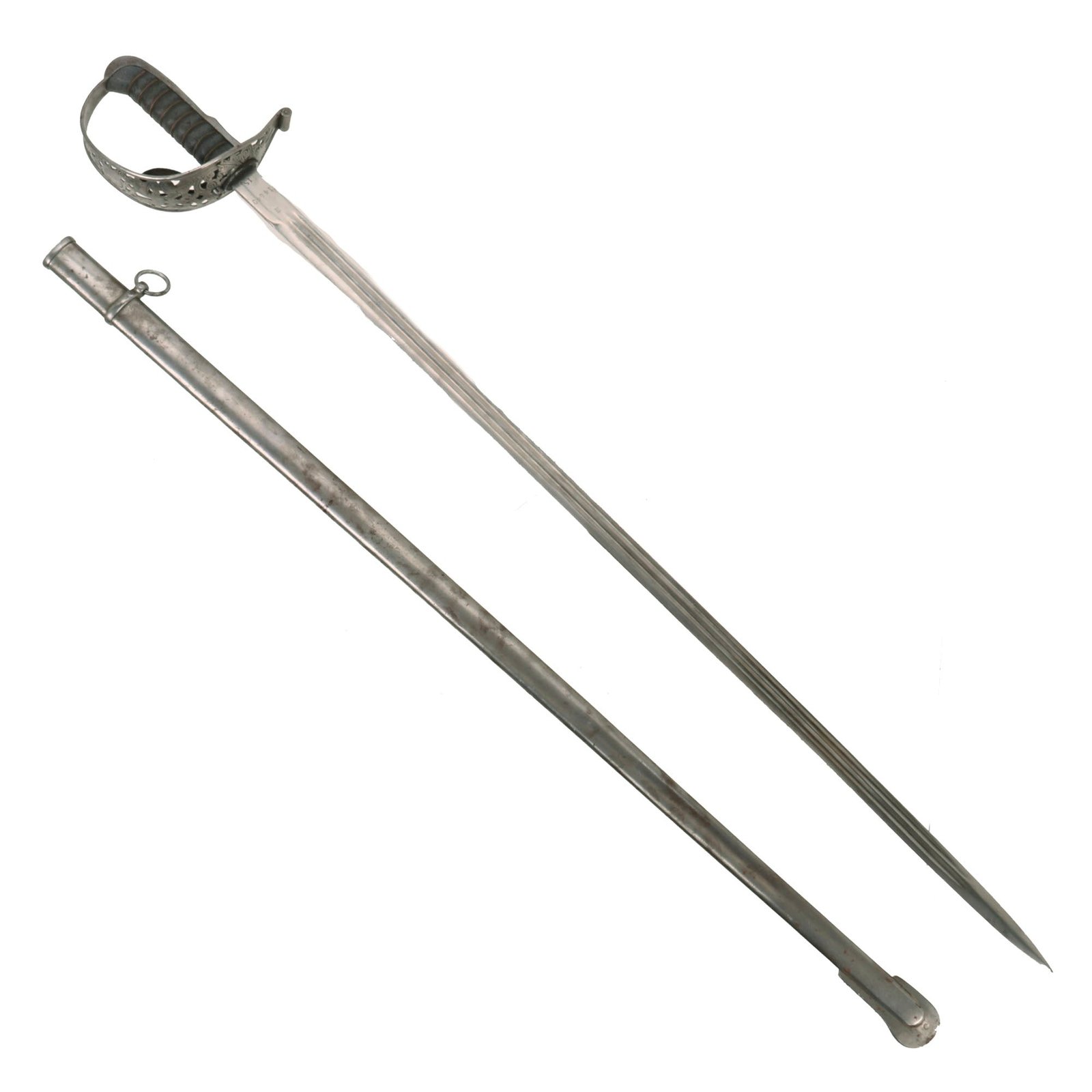 Buy Original Swiss Model 1899 Officer's Sword by Waffenfabrik Neuhausen with Scabbard | Original Firearms Antique For Sale