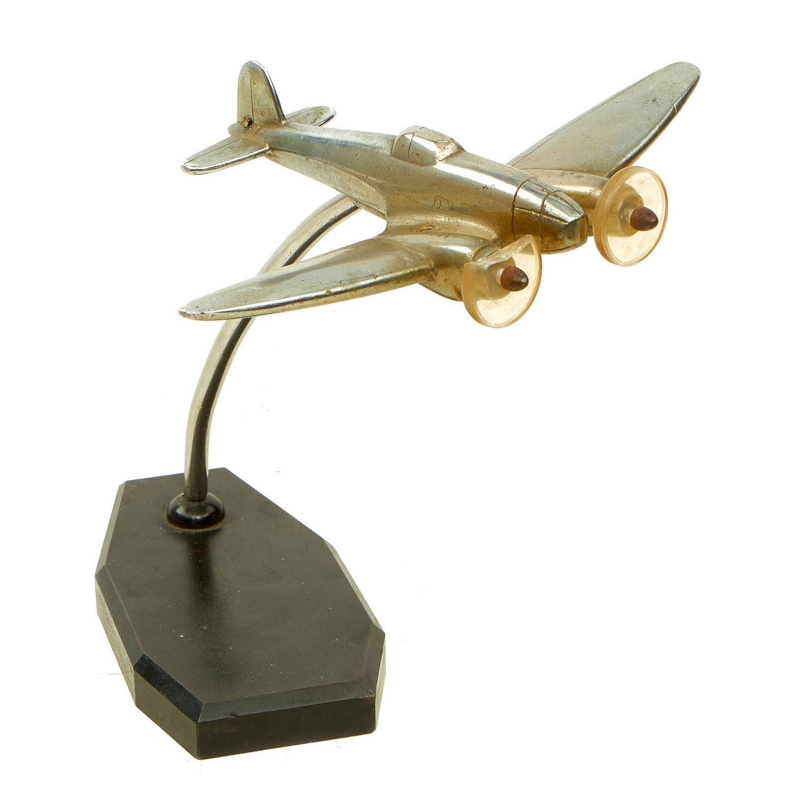 Buy Original German WWII Heinkel He 111 Heavy Bomber Trench Art with Base | Original Firearms Antique For Sale
