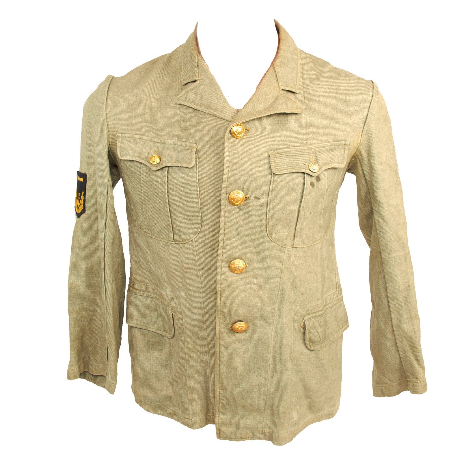 Buy Original Japan WWII Imperial Japanese Naval Landing Forces Petty Officer 2nd Class Tunic | Original Firearms Antique For Sale