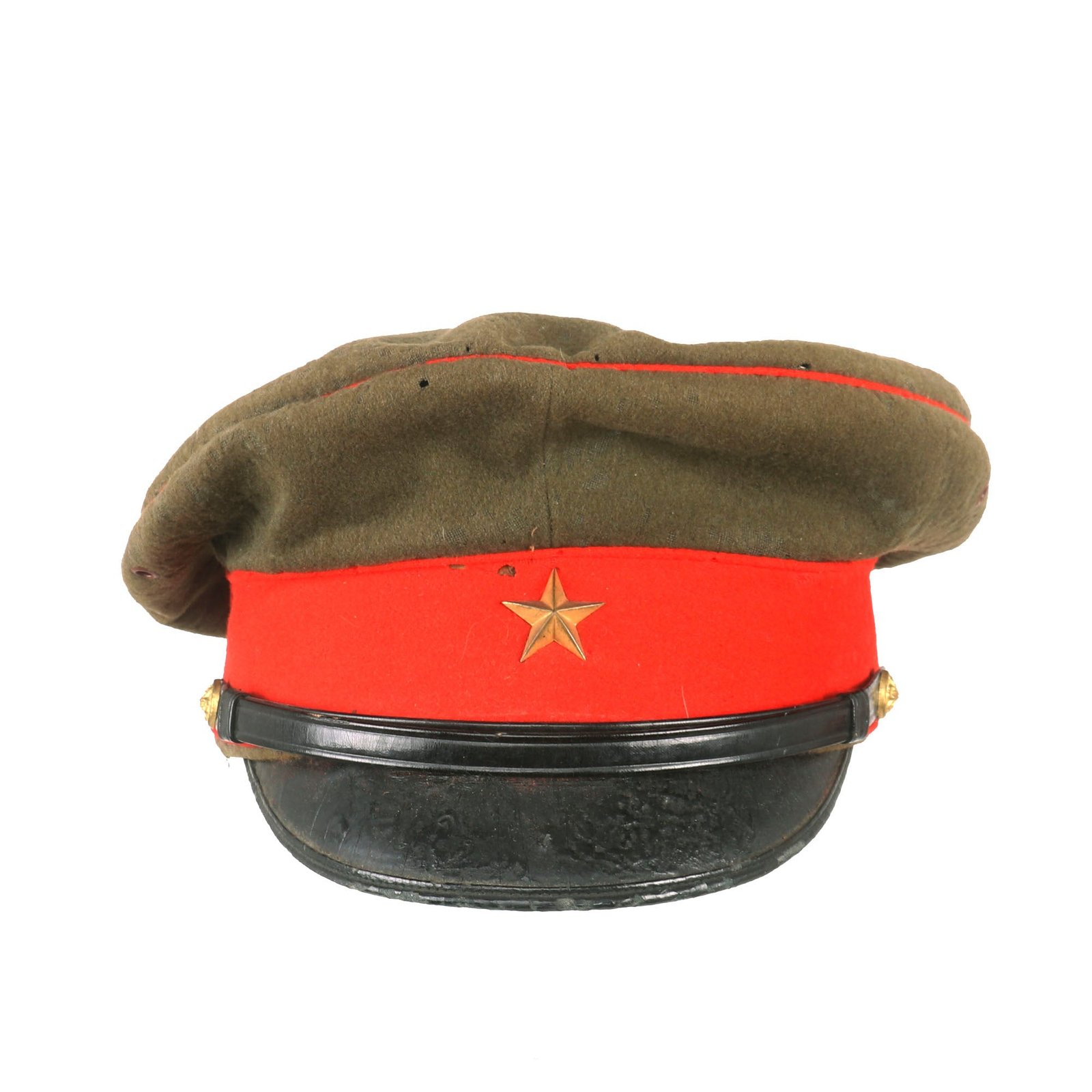 Buy Original WWII Imperial Japanese Army Type 45 Officer Visor Cap | Original Firearms Antique For Sale
