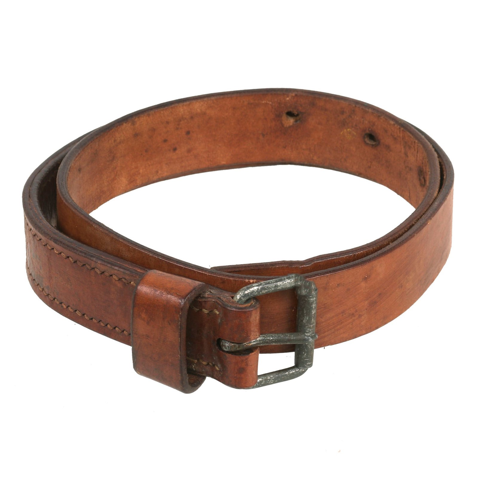 Buy Original Japanese WWII Enlisted / NCO Leather Waist Belt | Original Firearms Antique For Sale