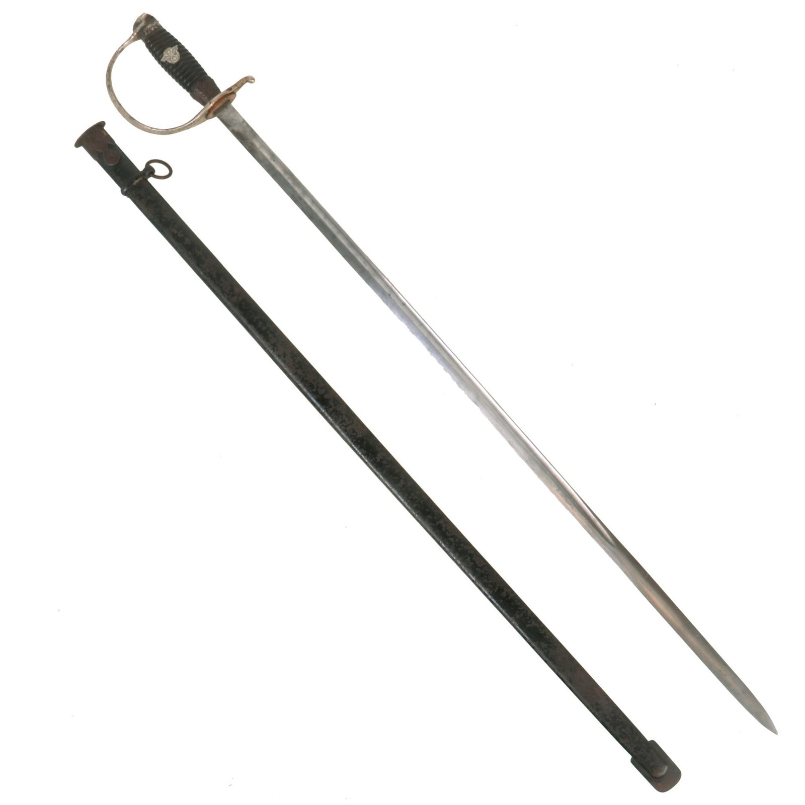 Buy Original German WWII SS Police NCO's Degen Dress Sword by Hermann Rath with SS-Kulturzeichen Stamped Blade | Original Firearms Antique For Sale