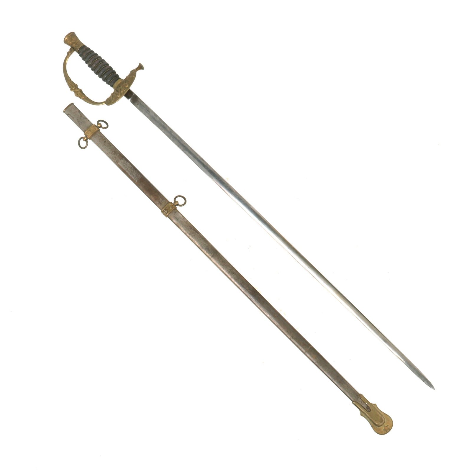Buy Original U.S. Grand Army of the Republic M1860 Officer Sword with Scabbard - Circa 1880s | Original Firearms Antique For Sale