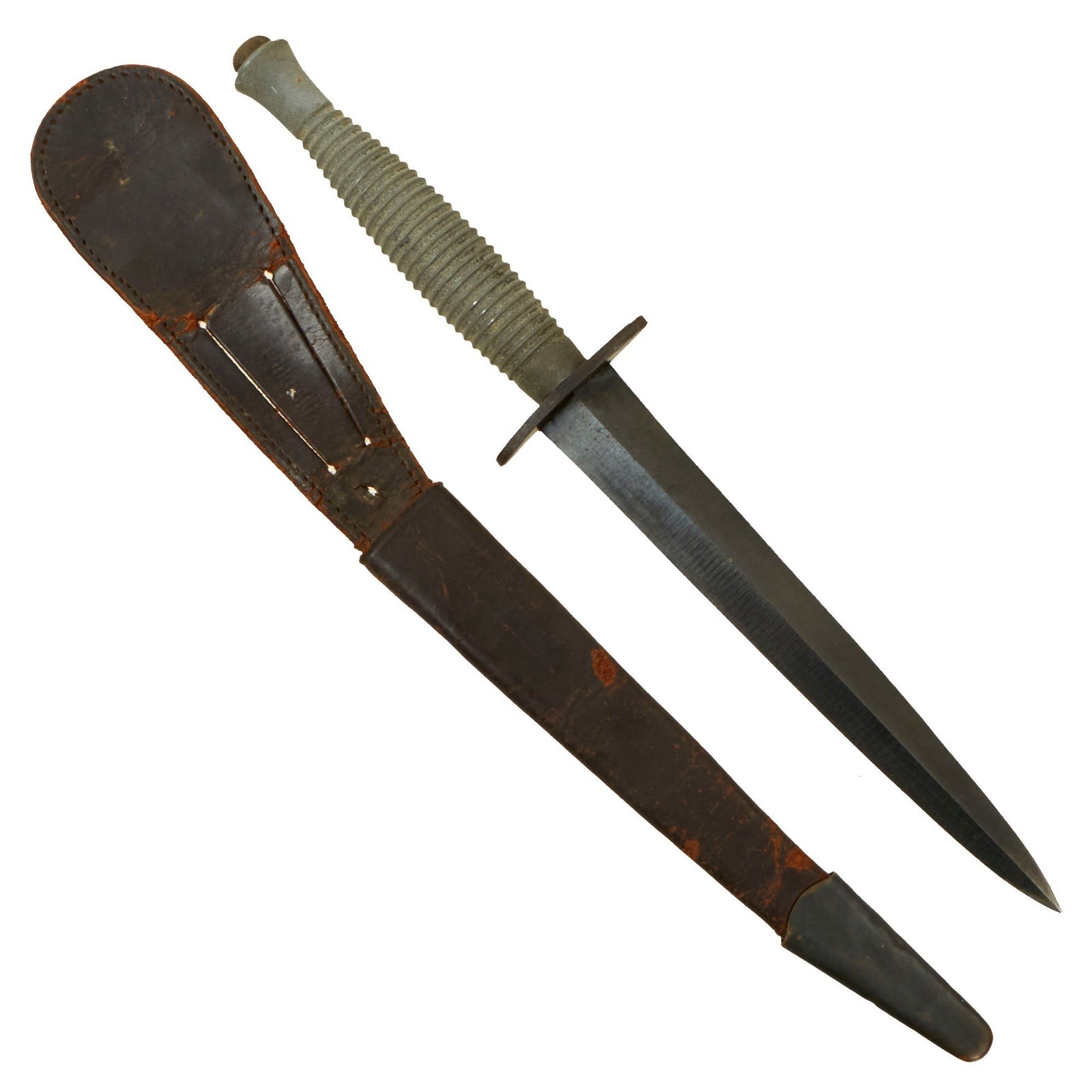 Buy Original British WWII Import Marked 3rd Pattern Fairbairn Sykes Fighting Knife with Scabbard | Original Firearms Antique For Sale