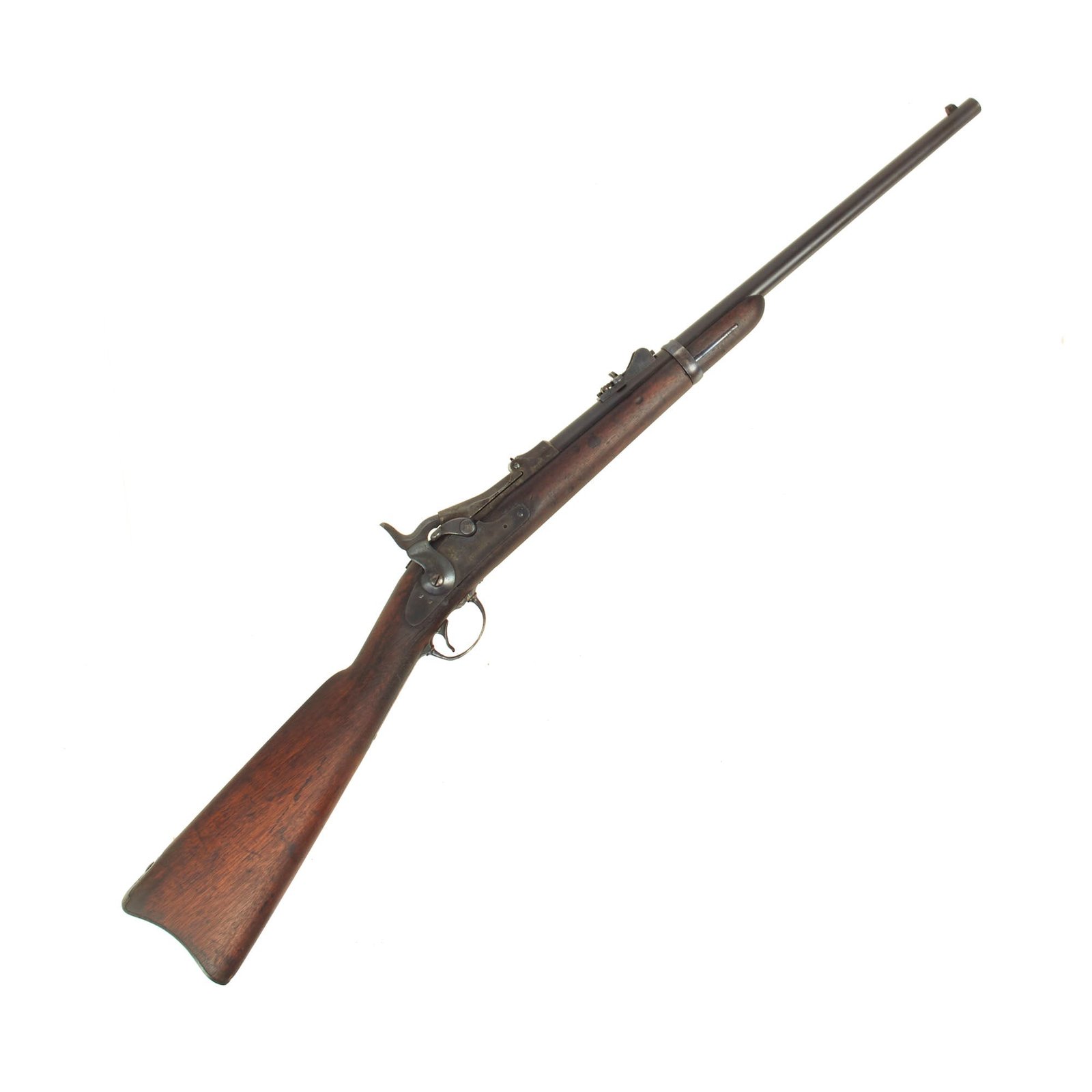 Buy Original U.S. Springfield Trapdoor Model 1873/84 Saddle Ring Carbine serial 143969 - made in 1880 | Original Firearms Antique For Sale