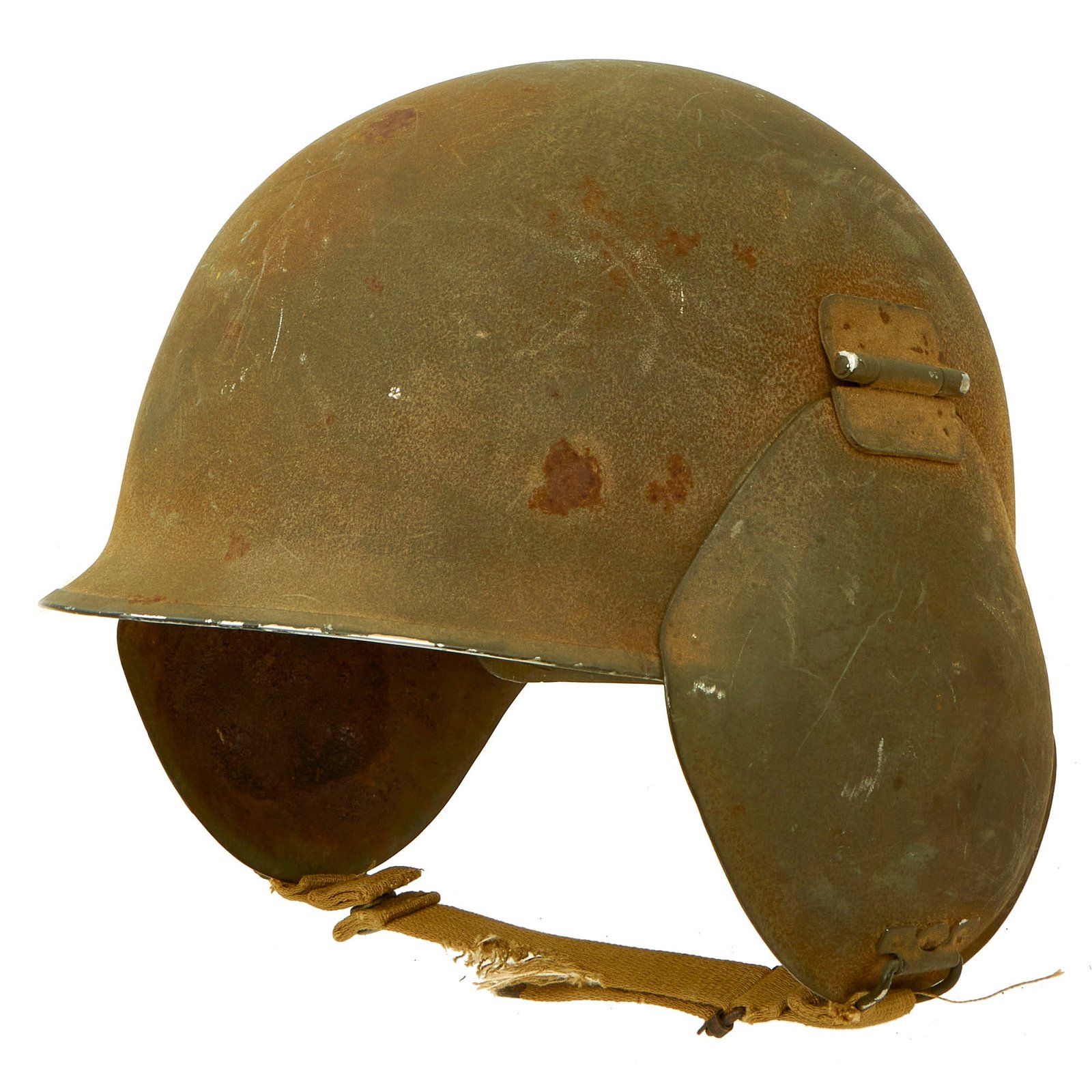 Buy Original U.S. WWII USAAF Bomber Crew M3 Steel FLAK Helmet | Original Firearms Antique For Sale