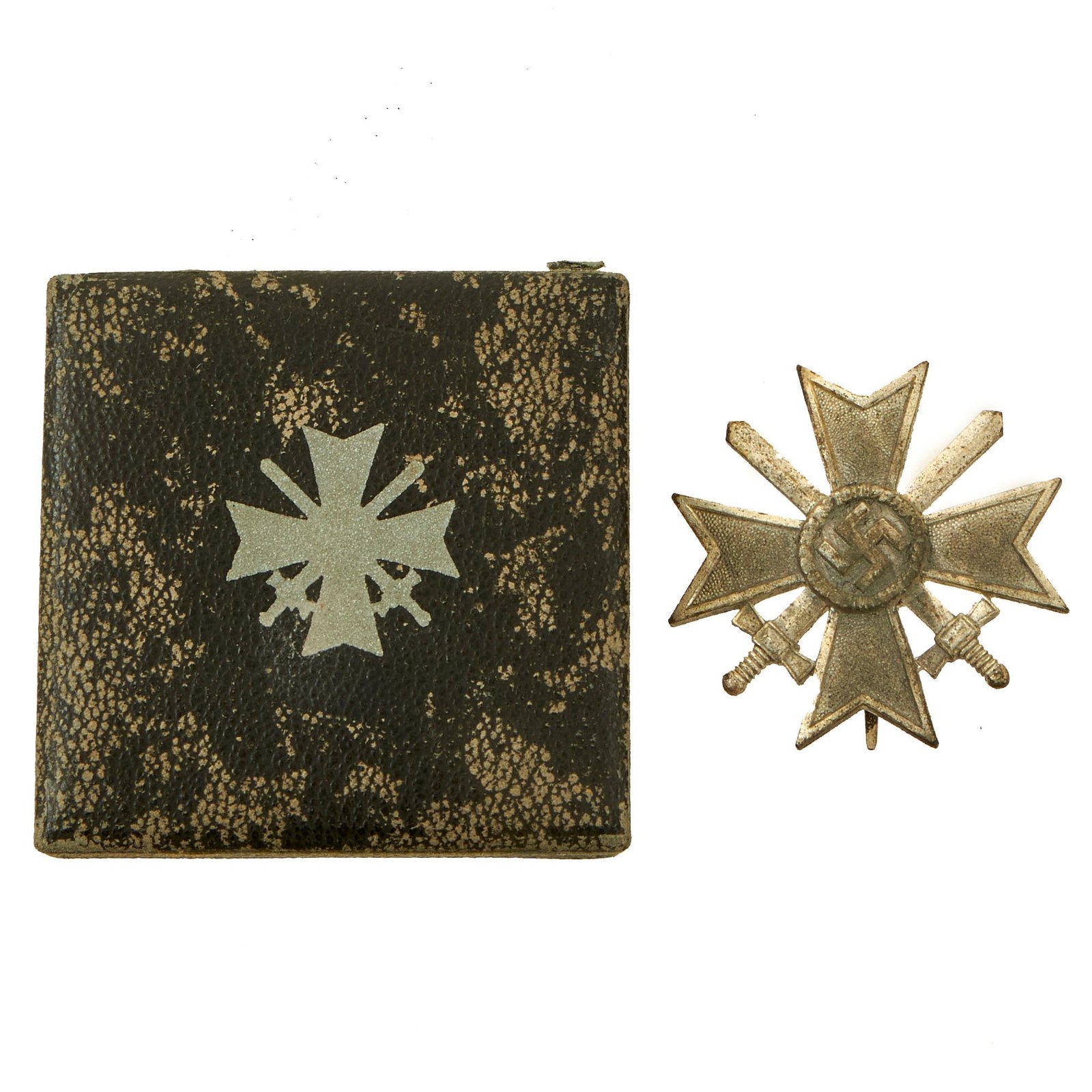 Buy Original German WWII Cased War Merit Cross KvK 1st Class with Swords by Wilhelm Deumer of Lüdenscheid | Original Firearms Antique For Sale