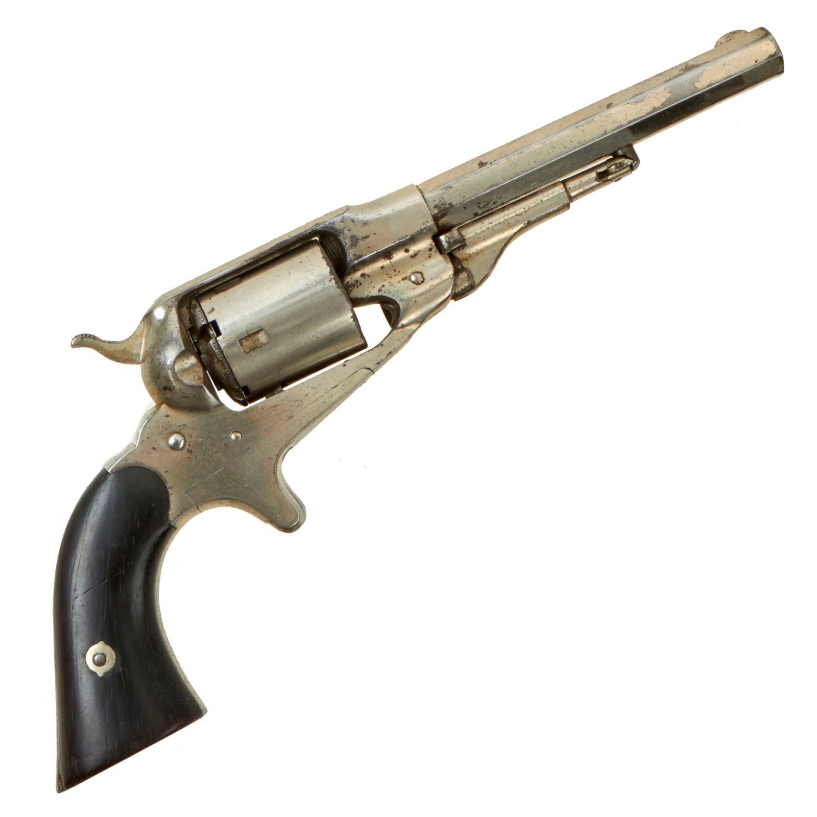 Buy Original U.S. Civil War Era Remington New Model 1863 Pocket Revolver Factory Converted to .32 Rimfire - Serial 25765 | Original Firearms Antique For Sale