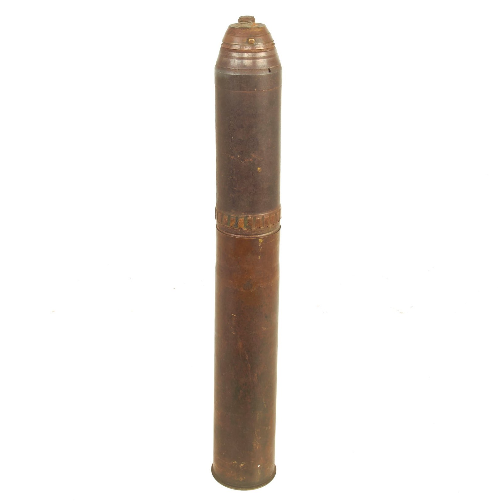 Buy Original U.S. WWI Era Inert 75mm Artillery Round With Fuse | Original Firearms Antique For Sale