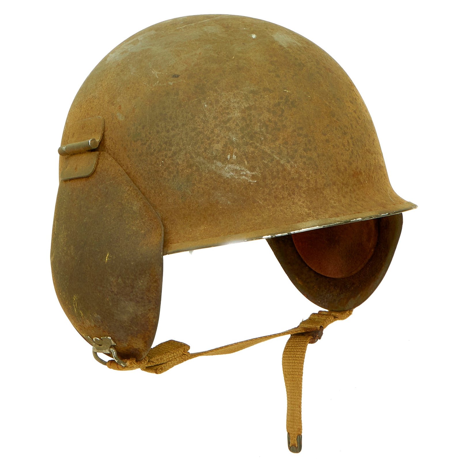 Buy Original U.S. WWII USAAF Bomber Crew M3 Steel FLAK Helmet | Original Firearms Antique For Sale