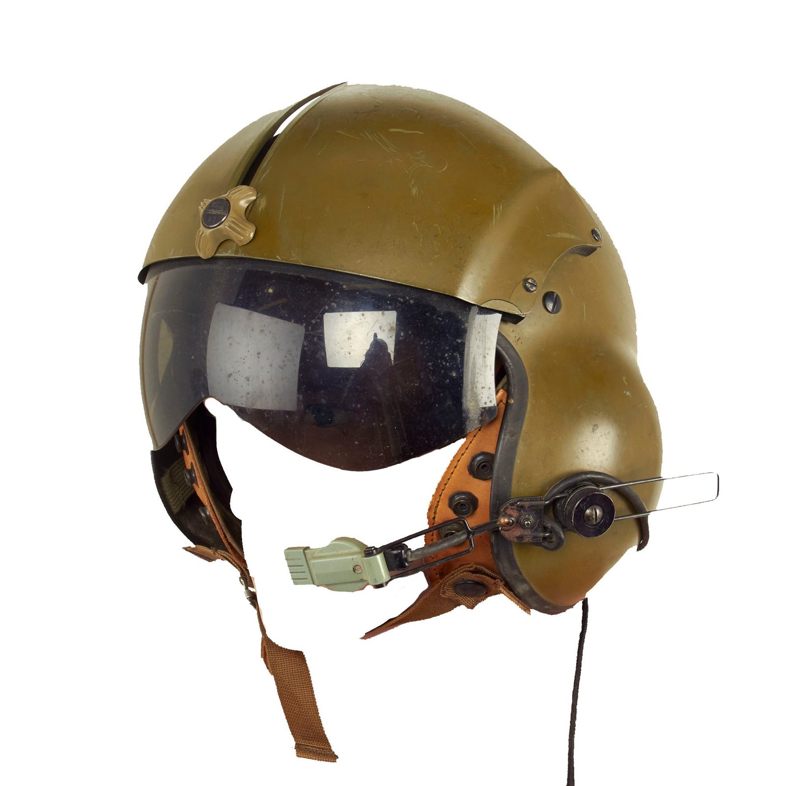 Buy Original U.S. Vietnam War Helicopter Pilot Gentex SPH-4 Helmet Dated 1971 - Size X-Large | Original Firearms Antique For Sale