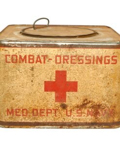 Buy Original U.S. WWII US Navy Shipboard Medical Department Combat Dressing Box | Original Firearms Antique For Sale