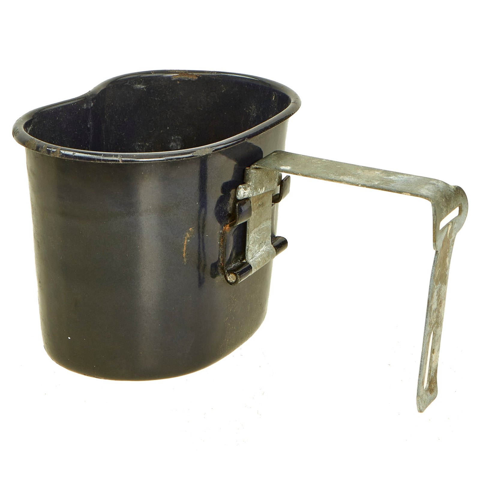 Buy Original U.S. WWII M1942 Experimental BLUE Porcelain Enamel Canteen Cup | Original Firearms Antique For Sale