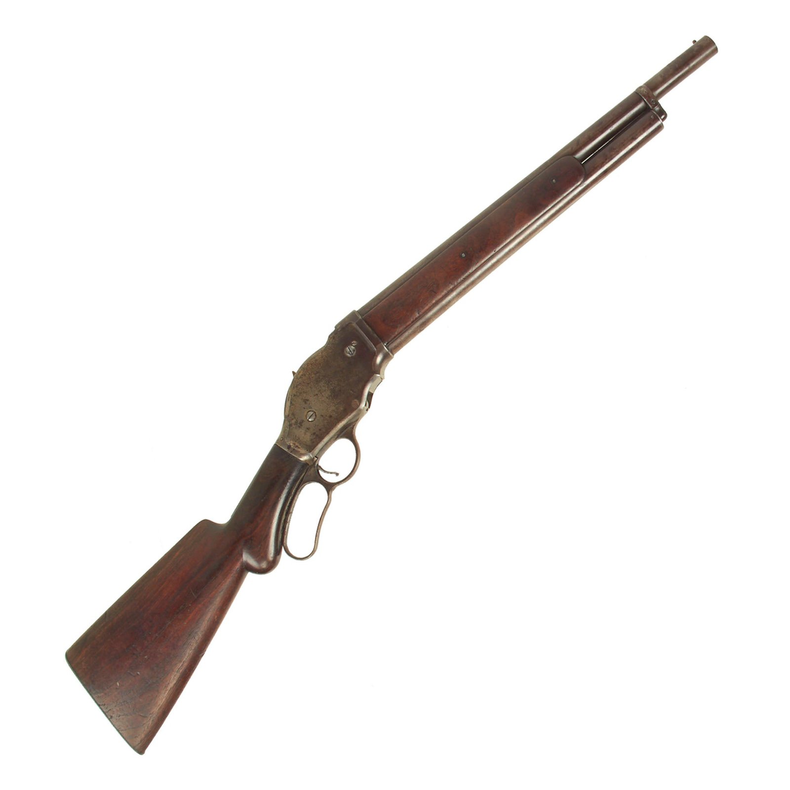 Buy Original U.S. Winchester Model 1887 Lever Action 12ga. Shotgun with 18 1/2" Barrel made in 1891 - Serial 34353 | Original Firearms Antique For Sale