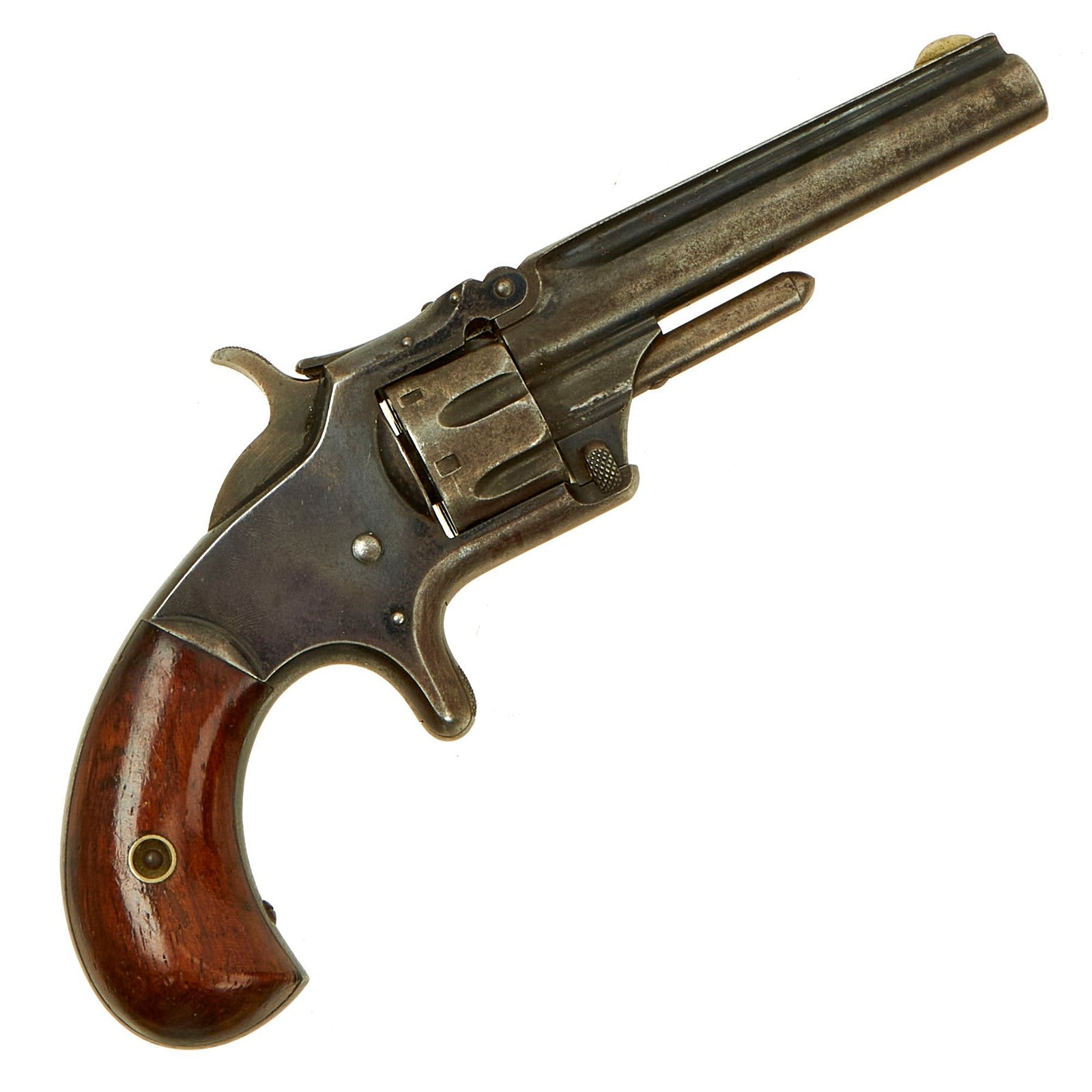 Buy Original U.S. Antique Smith & Wesson Blued Model 1 3rd Issue Revolver in .22 Short - Serial 62163 | Original Firearms Antique For Sale