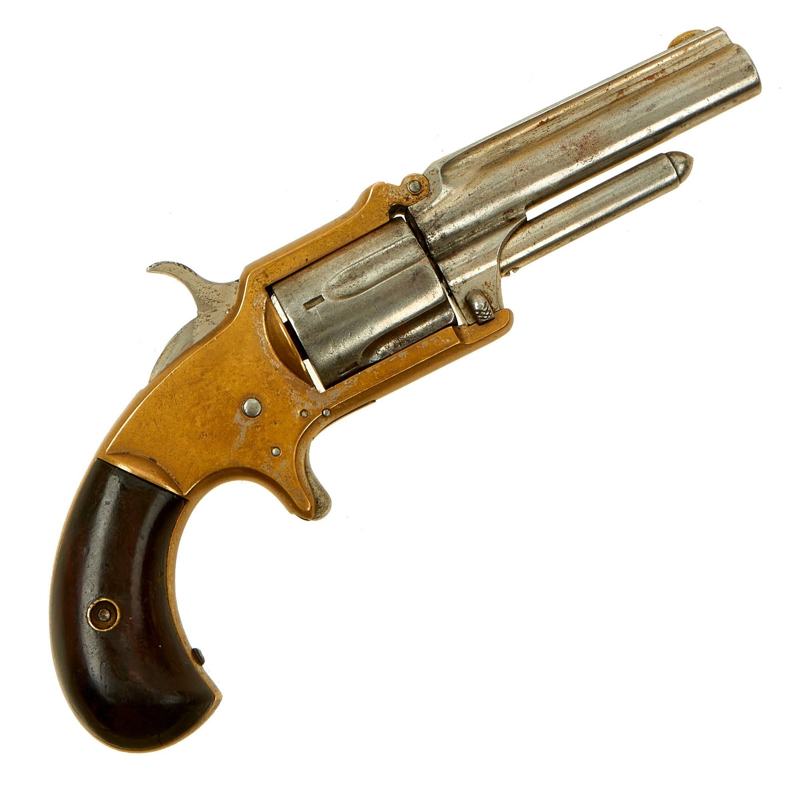 Buy Original U.S. J.M. Marlin No. 32 Standard 1875 2nd Variation .32 Rimfire Revolver - Matching Serial 6373 | Original Firearms Antique For Sale