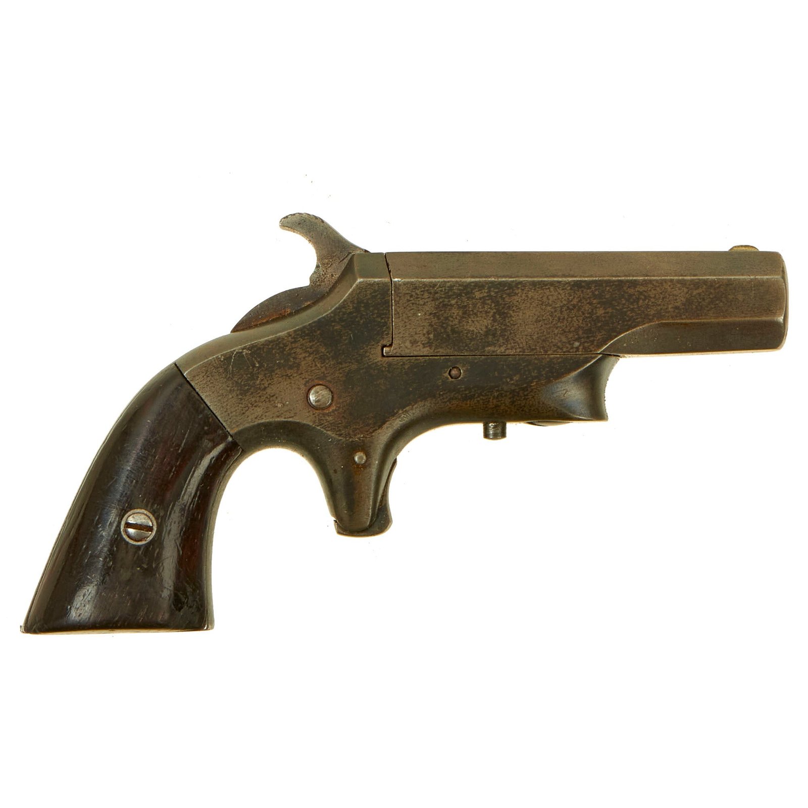 Buy Original U.S. "Southerner" Single Shot Derringer by Brown Mfg. Co. in .41 Caliber Rimfire - Matching Serial 4950 | Original Firearms Antique For Sale