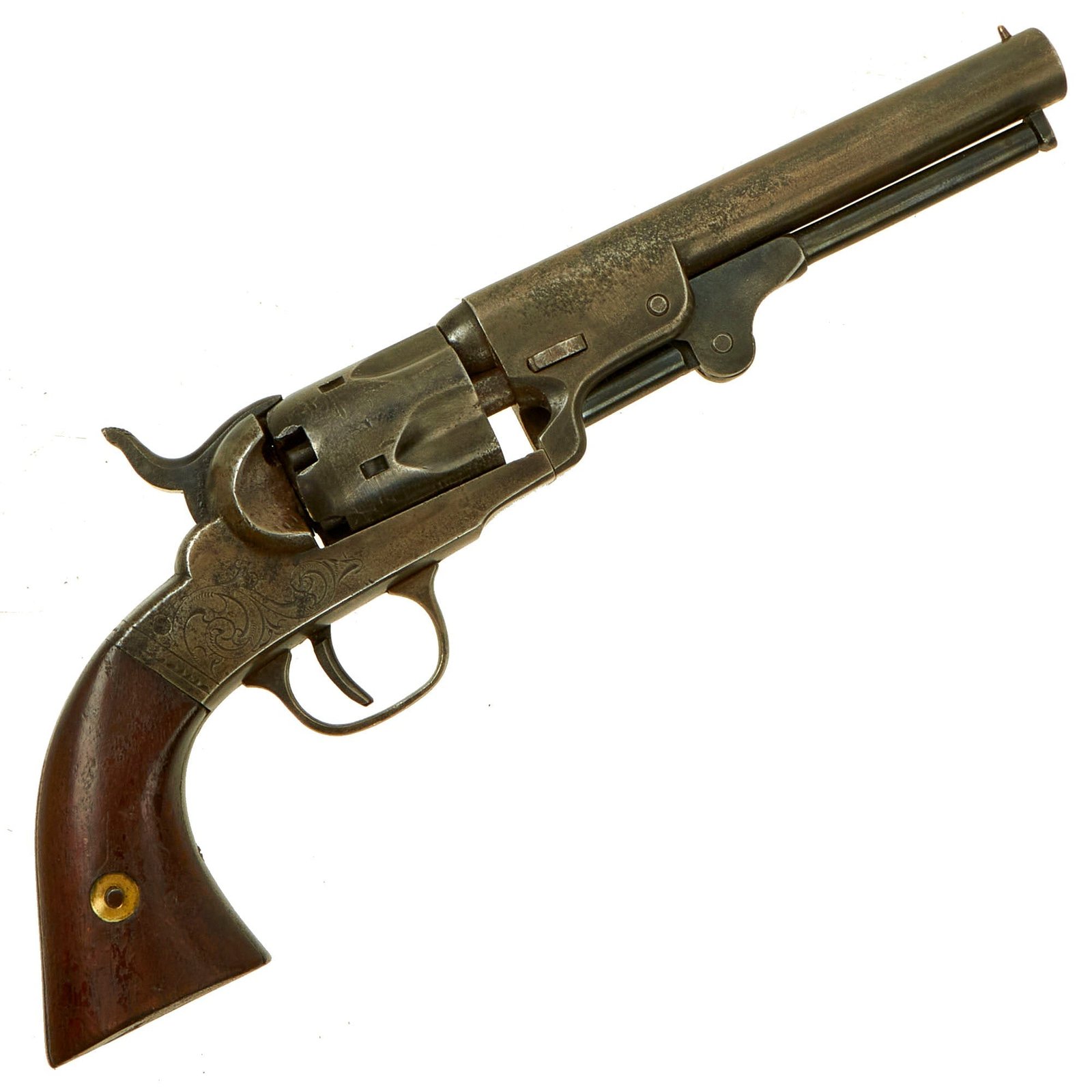 Buy Original U.S. Civil War B.J. Hart & Brother 2nd Model .31cal Percussion Revolver by Bacon Mfg. Co. - Matching Serial 32 | Original Firearms Antique For Sale