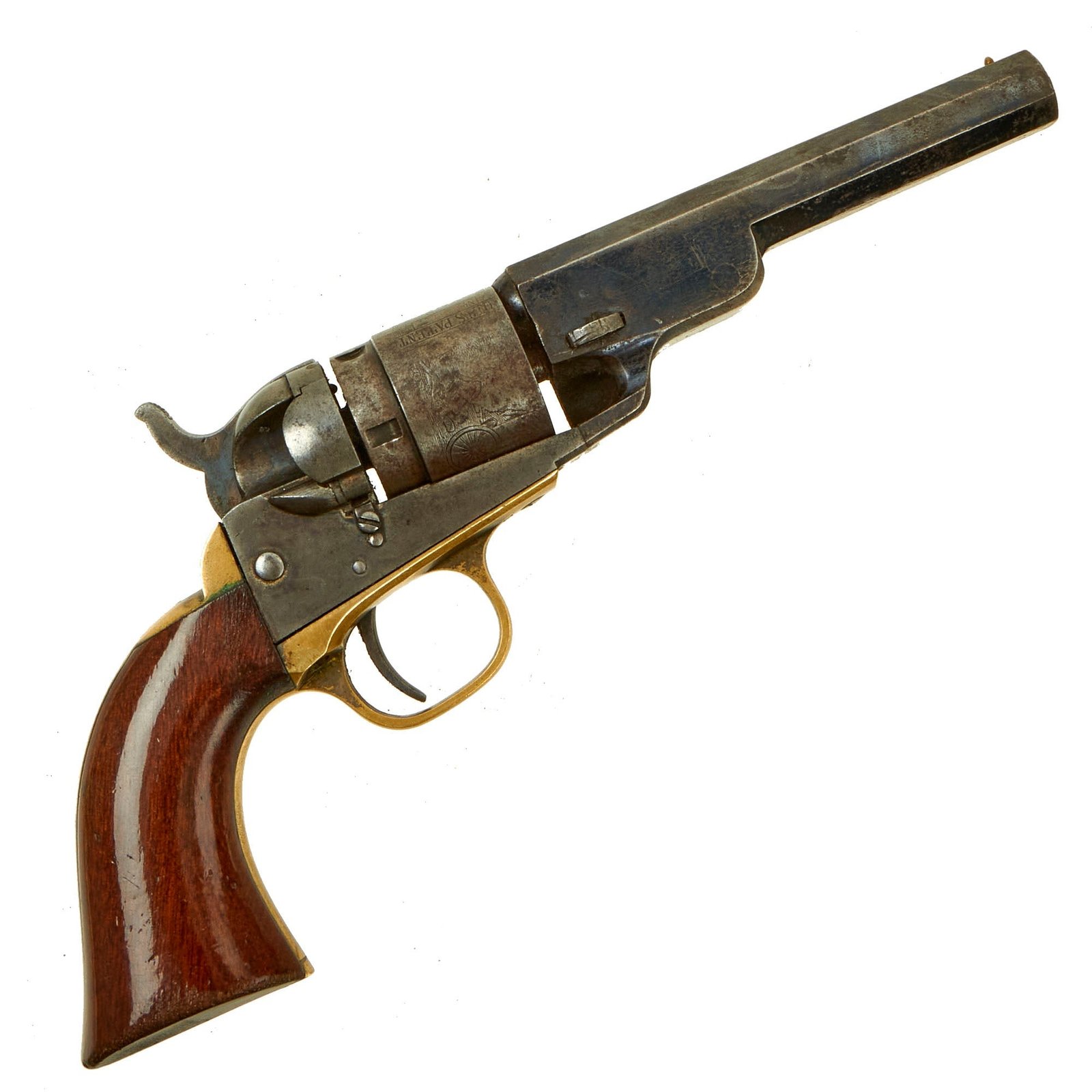 Buy Original Rare U.S. Civil War Era Colt M-1862 Pocket Navy .38 Rimfire Cartridge Factory Converted Revolver - Serial 1577 | Original Firearms Antique For Sale