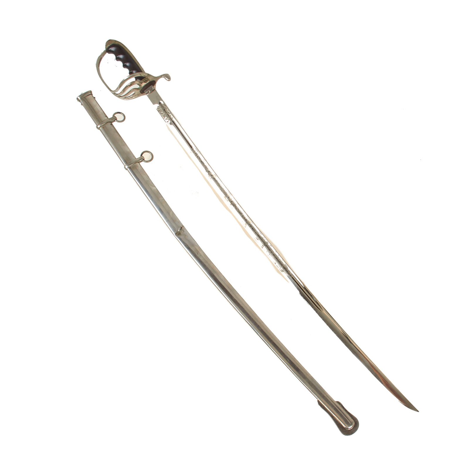 Buy Original U.S. WWI Era M1902 Officer’s Sword Presented to 159th Infantry Captain in 1930 with Differently-Presented Engraved Scabbard | Original Firearms Antique For Sale