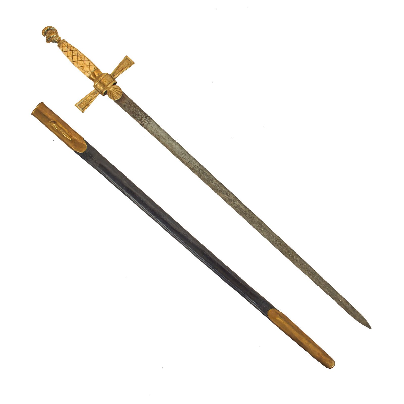 Buy Original U.S. Civil War Era Model 1840 Militia NCO Sword and Scabbard | Original Firearms Antique For Sale
