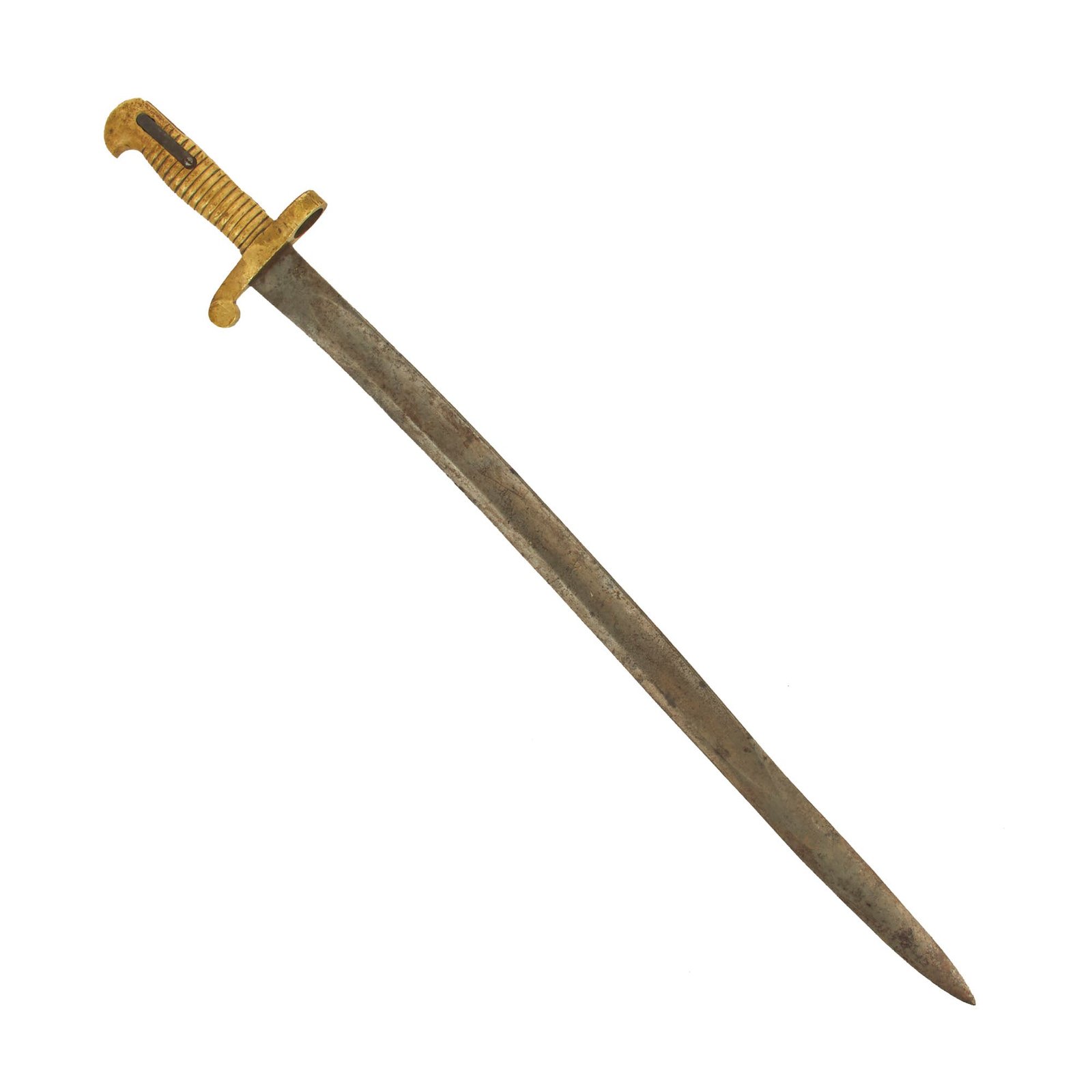 Buy Original U.S. Civil War M1855 Style Yataghan Saber Bayonet by P.S. Justice | Original Firearms Antique For Sale