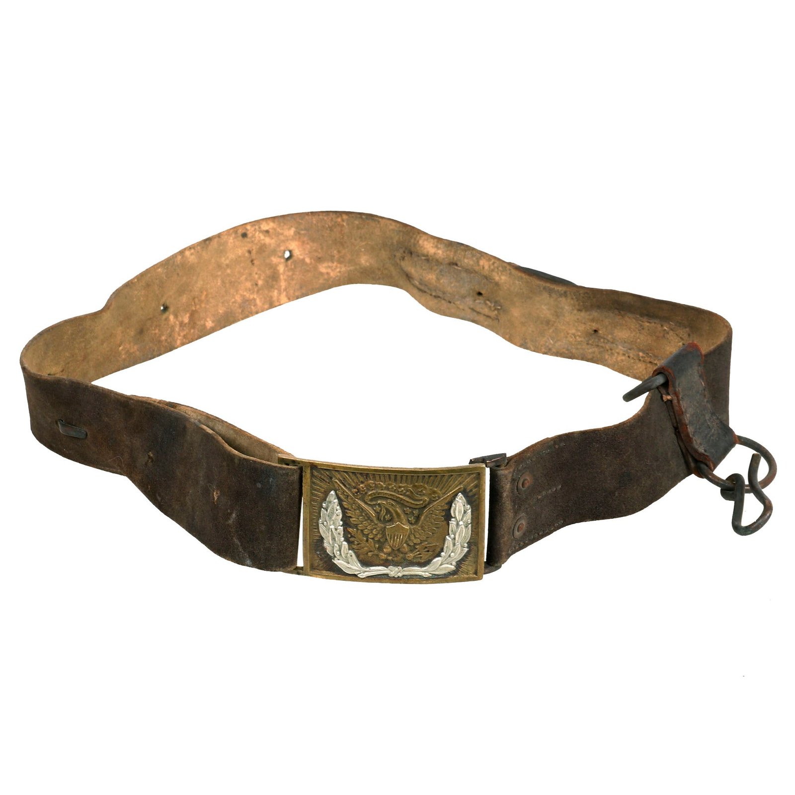 Buy Original U.S. Civil War Officer's Sword Belt with Model 1851 Regulation Belt Buckle | Original Firearms Antique For Sale