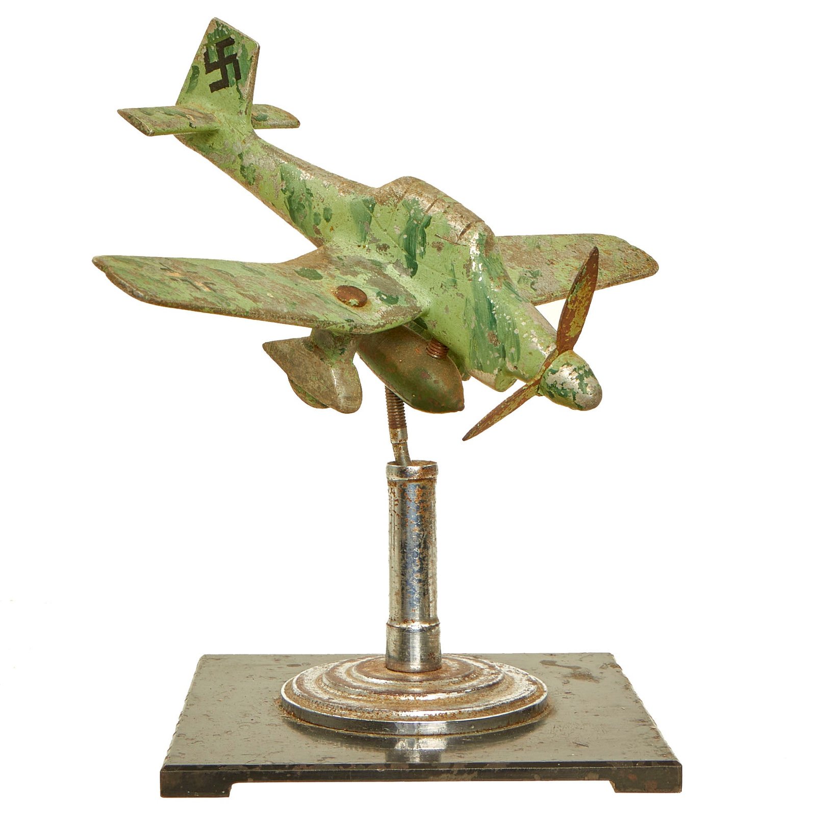 Buy Original U.S. WWII Junkers Ju 87 Stuka Trench Art With Moveable Base | Original Firearms Antique For Sale