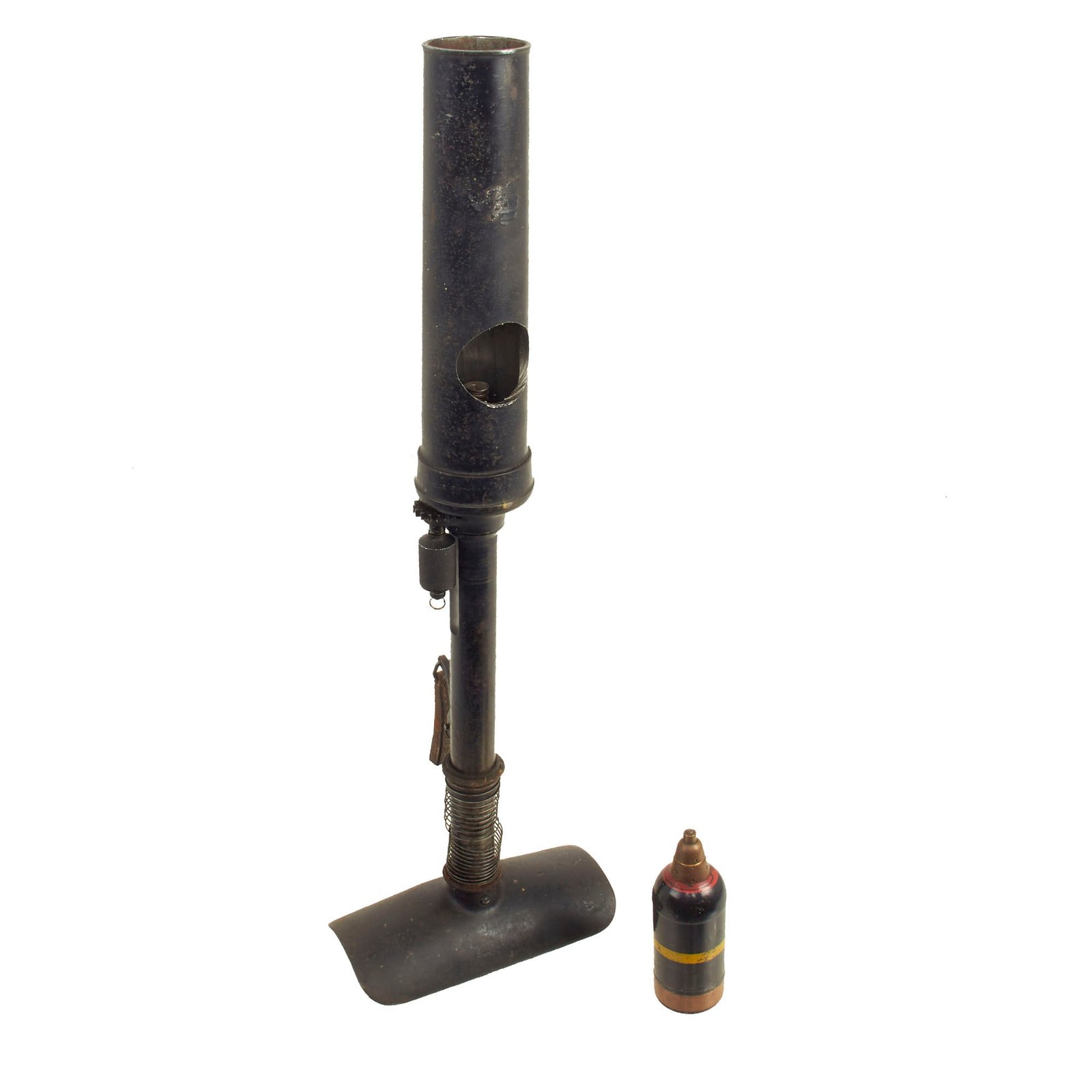 Buy Original WWII Japanese Type 89 Display Grenade Discharger Knee Mortar dated 1941 with Inert Round - Serial 43975 | Original Firearms Antique For Sale