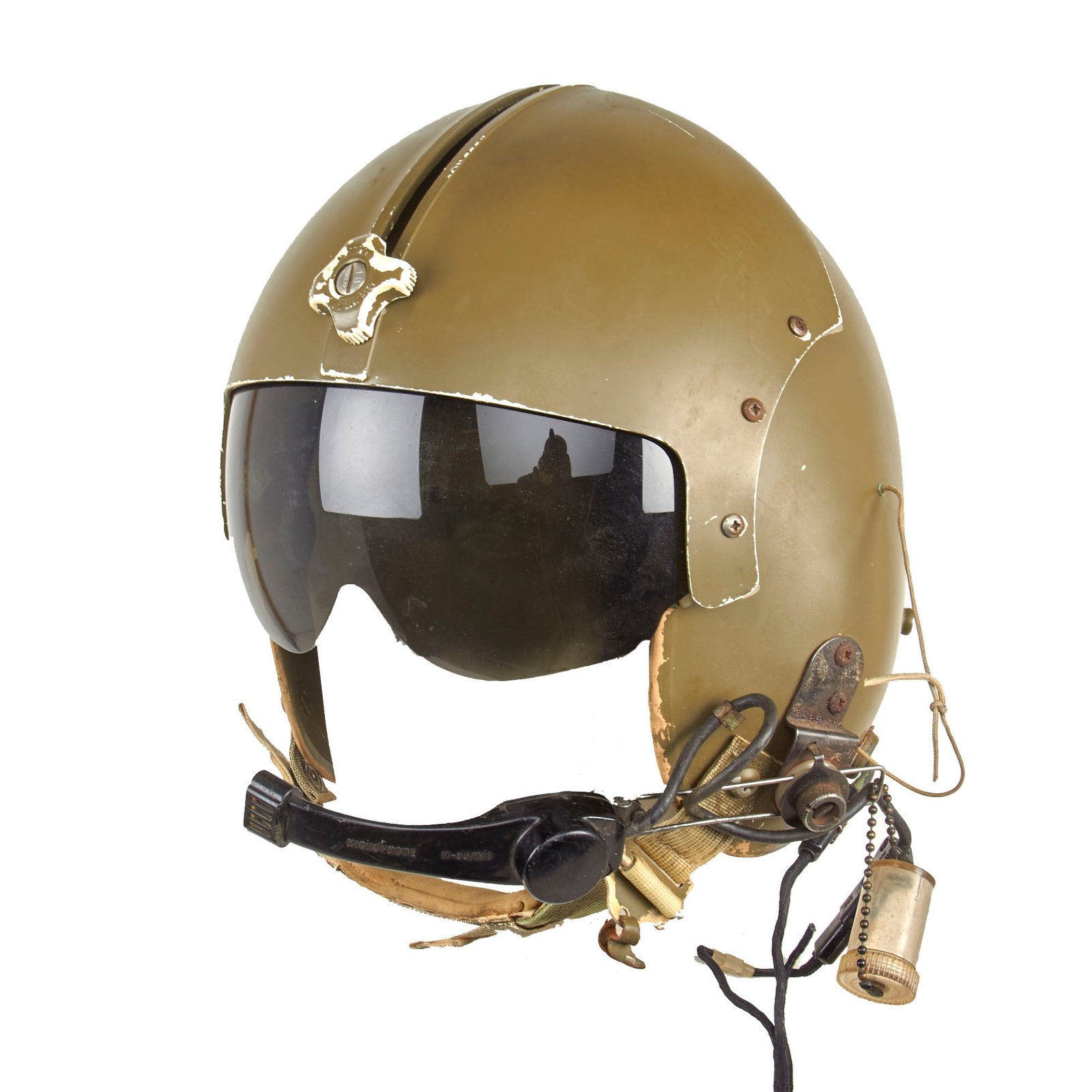 Buy Original U.S. Vietnam War Era APH-5 Helicopter Pilot Flying Helmet | Original Firearms Antique For Sale
